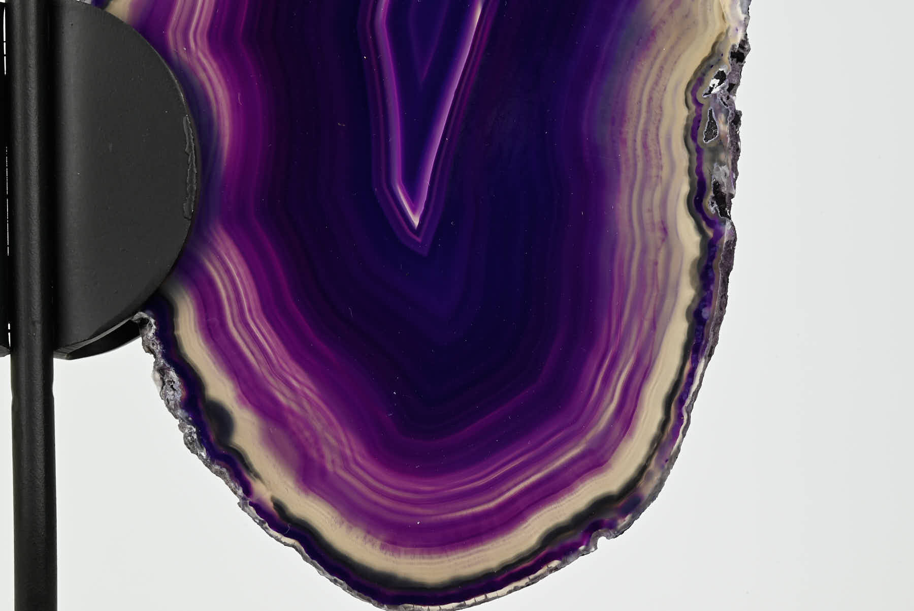 Purple Agate Butterfly on Stand - 0.71kg and 26cm Tall - #BUPURP-10003
