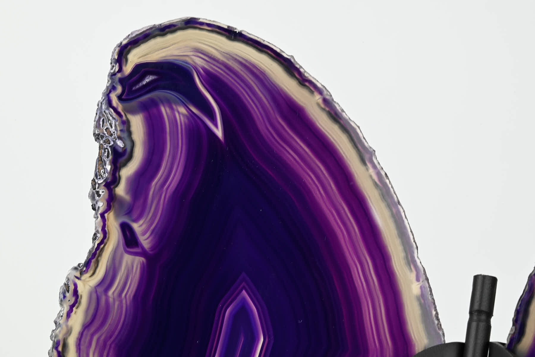 Purple Agate Butterfly on Stand - 0.71kg and 26cm Tall - #BUPURP-10003