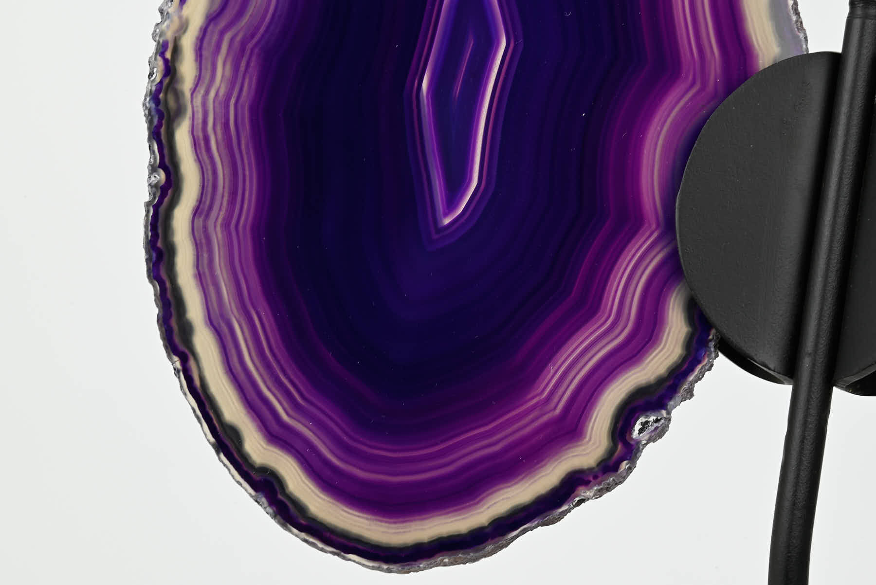 Purple Agate Butterfly on Stand - 0.71kg and 26cm Tall - #BUPURP-10003