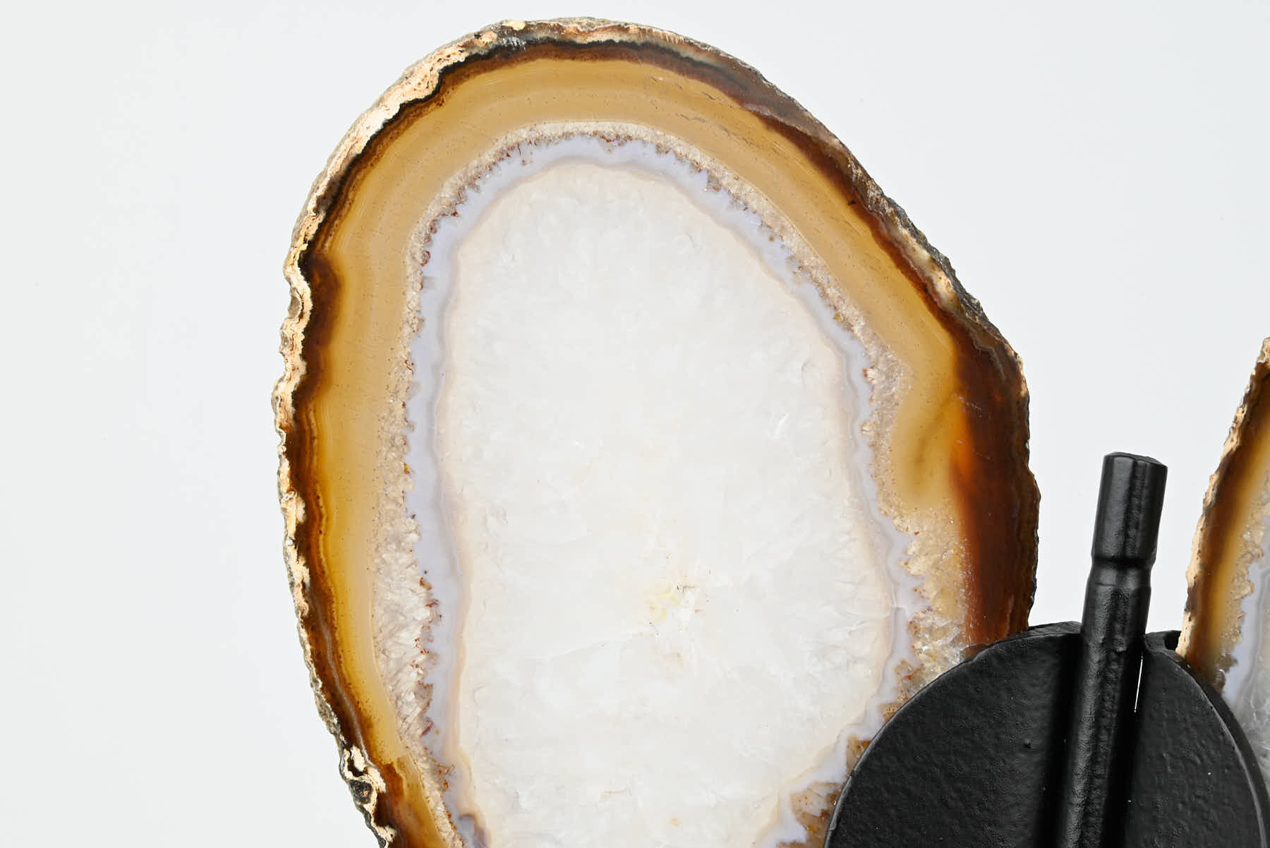 Natural Agate Butterfly on Stand - 0.49kg and 20cm Tall - #BUNATU-10019