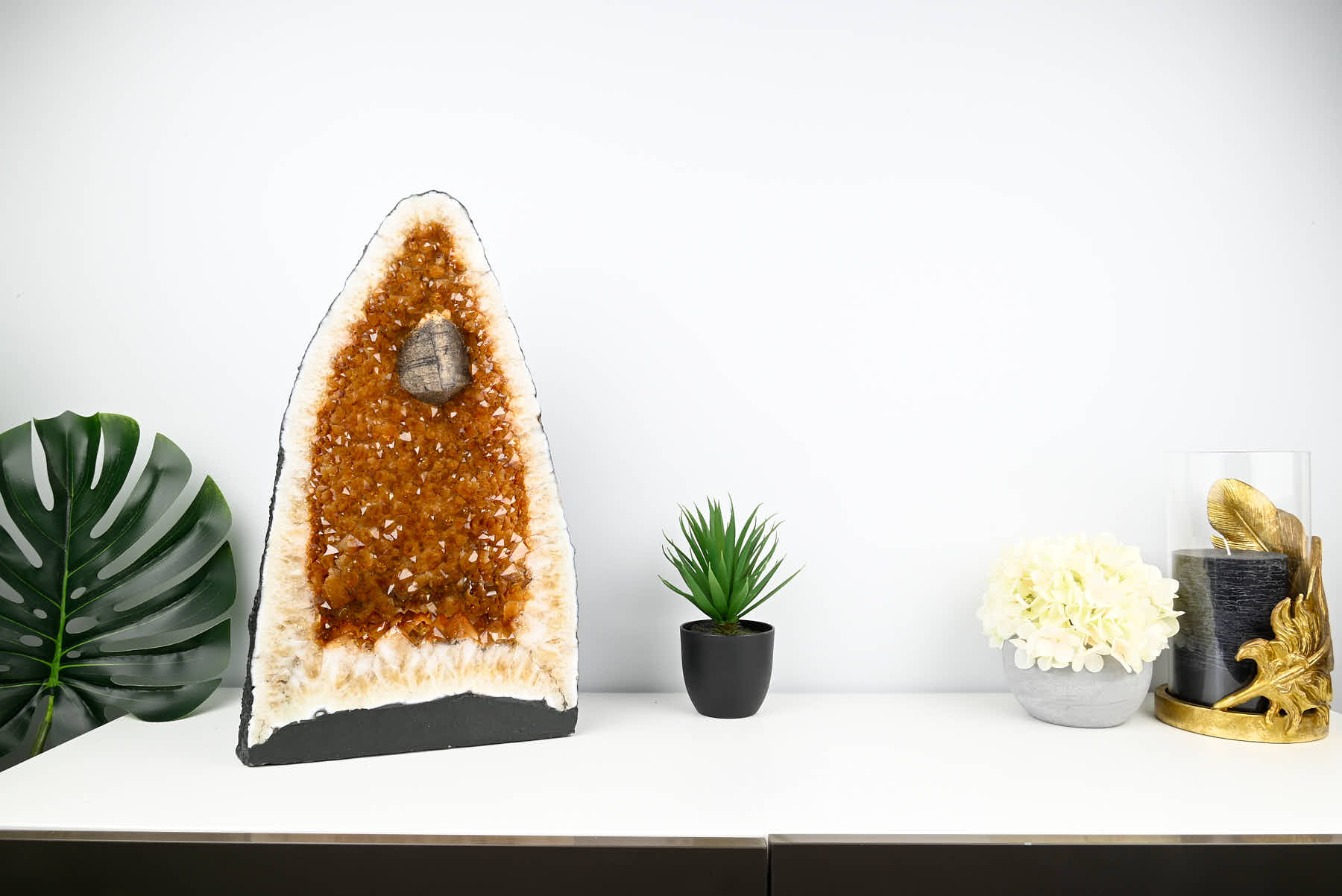 Extra Quality Citrine Cathedral - 27.53kg, 49cm tall - #CACITR-10015