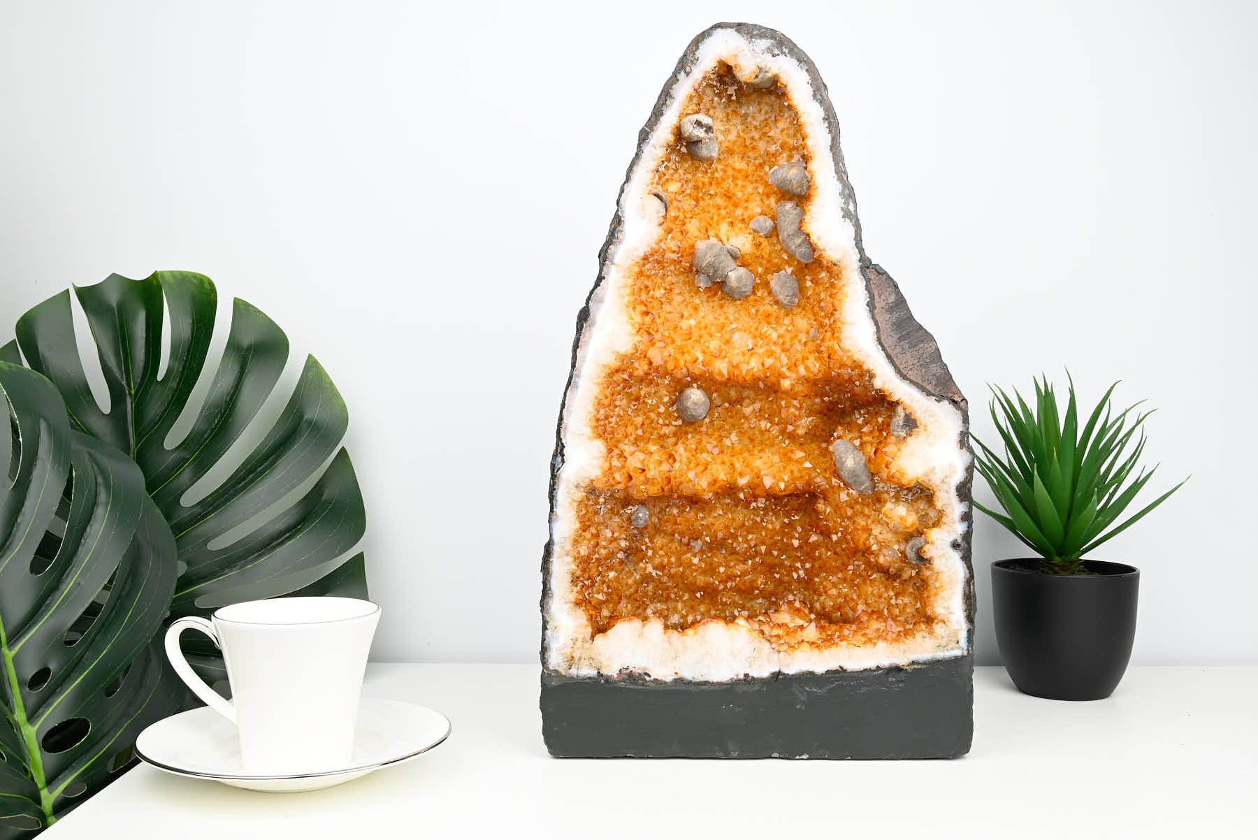 Extra Quality Citrine Cathedral - 10.2kg, 40cm tall - #CACITR-10006
