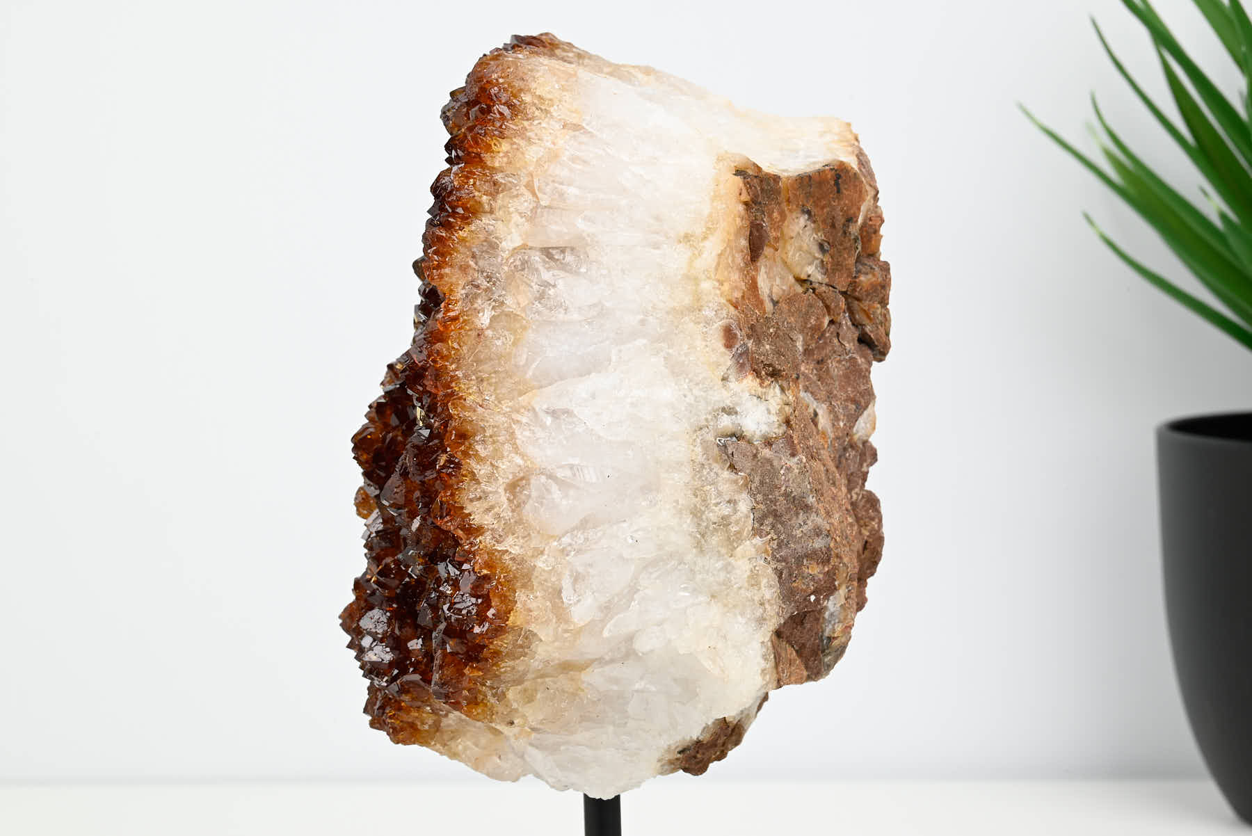 Extra Quality Citrine Cluster on Stand - Medium 18cm Tall - #CLUSCI-63025
