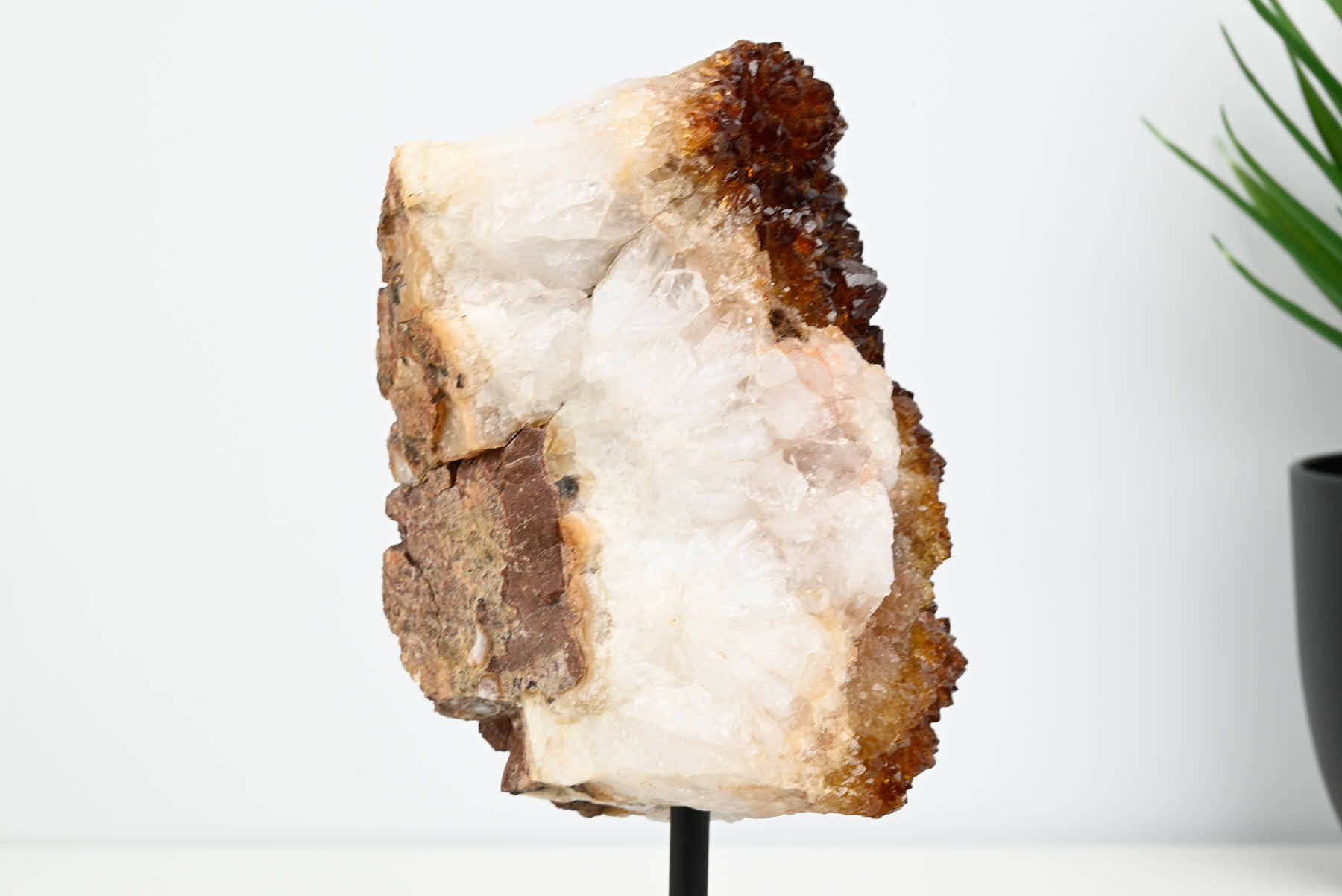 Extra Quality Citrine Cluster on Stand - Medium 18cm Tall - #CLUSCI-63025