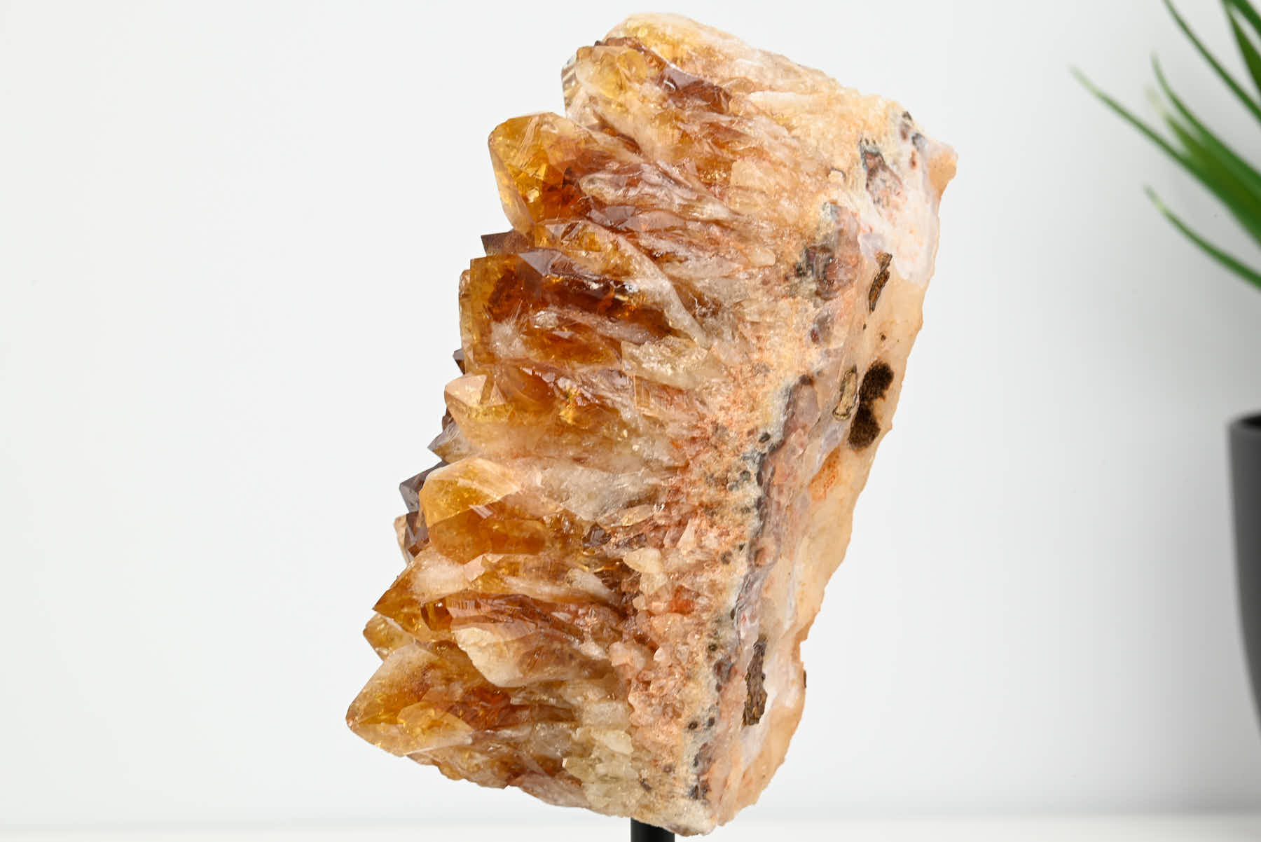 Extra Quality Citrine Cluster on Stand - Small 17cm Tall - #CLUSCI-63013