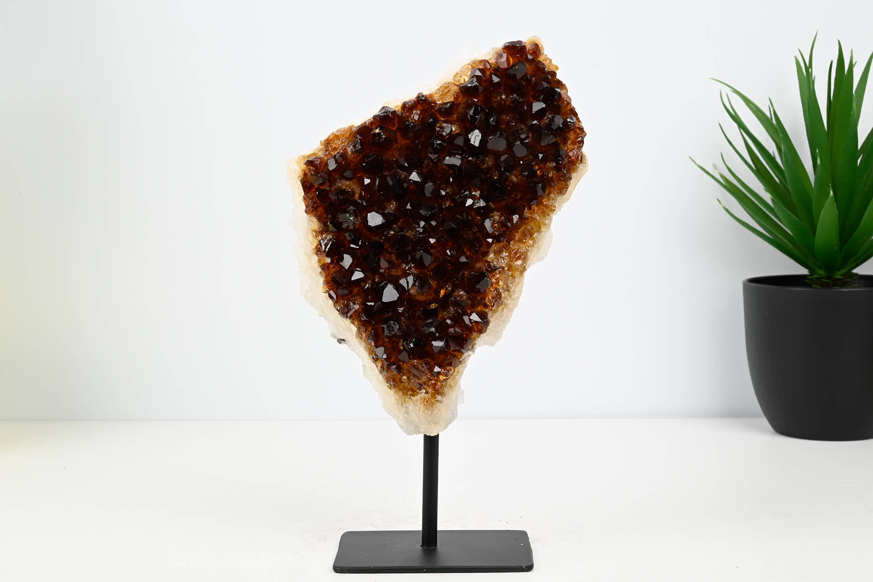 Extra Quality Citrine Cluster on Stand - Medium 21cm Tall - #CLUSCI-63029