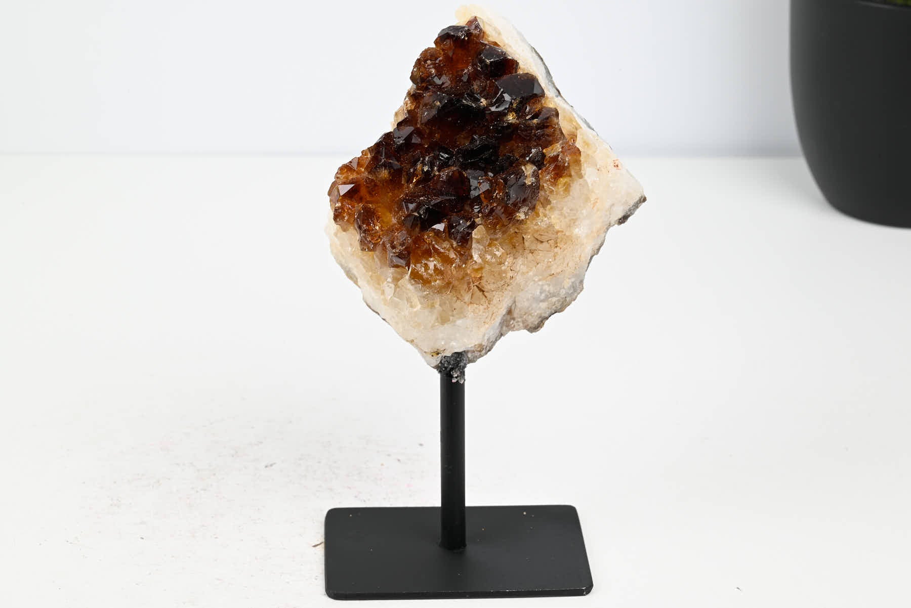 Extra Quality Citrine Cluster on Stand - Small 15cm Tall - #CLUSCI-63021