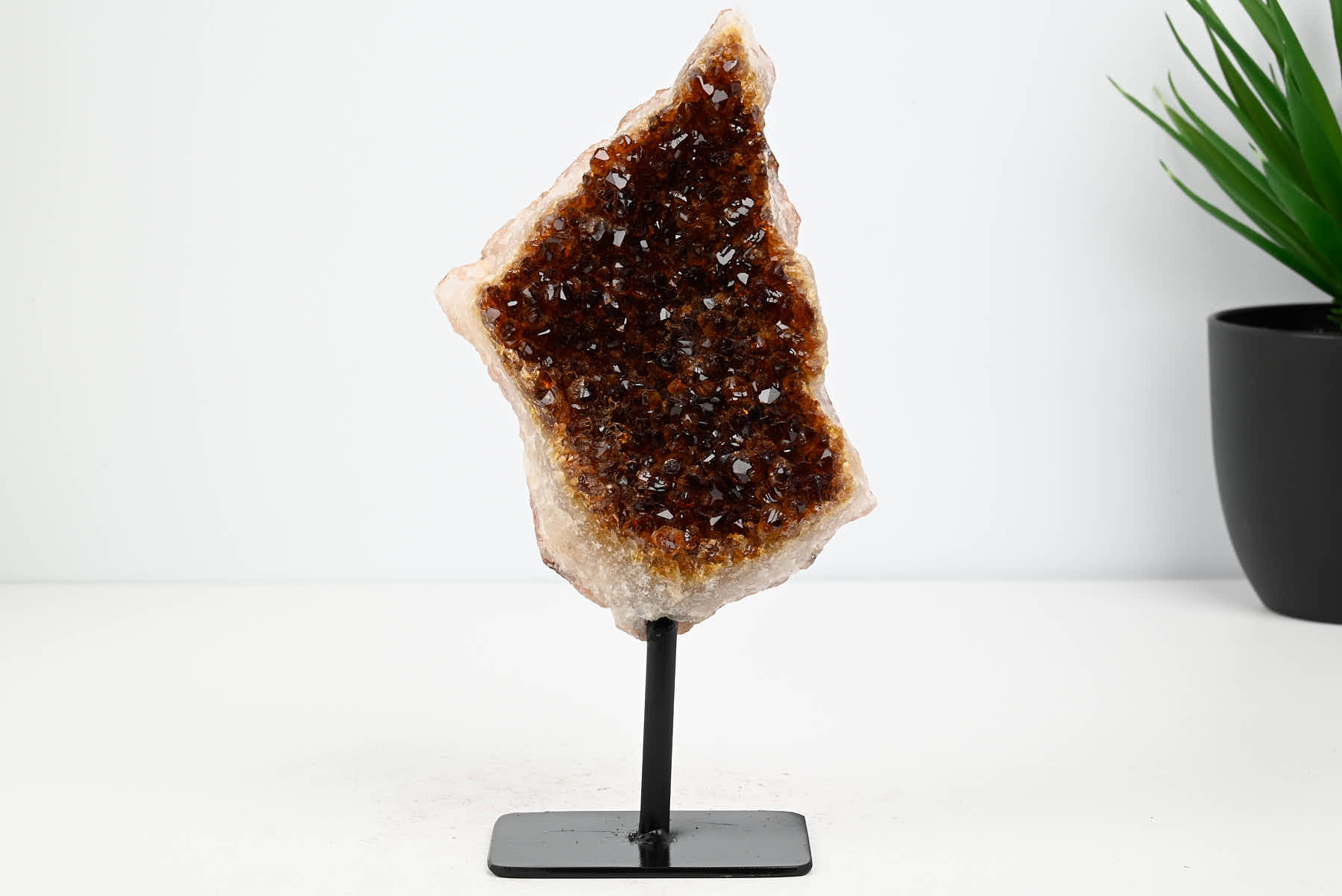 Extra Quality Citrine Cluster on Stand - Small 18cm Tall - #CLUSCI-63020