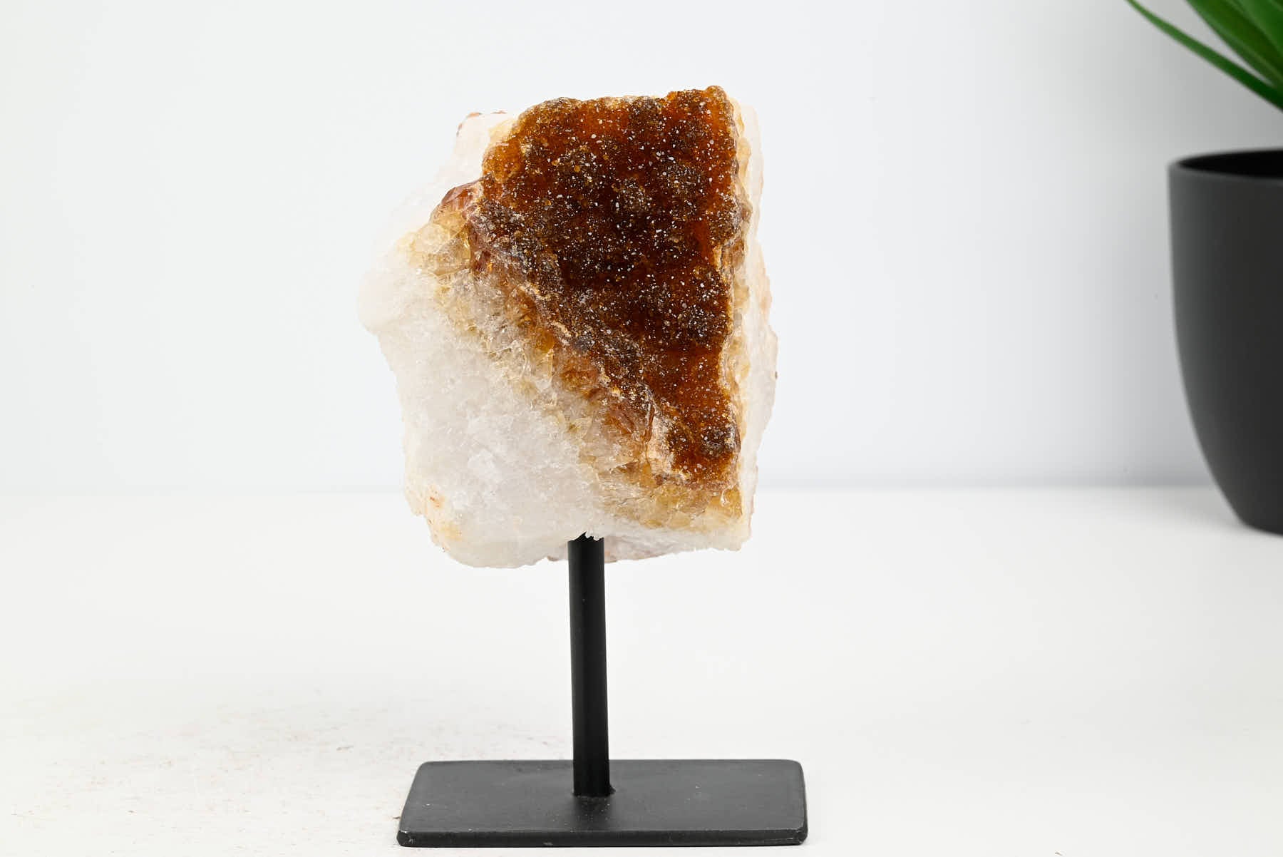 Extra Quality Citrine Cluster on Stand - Small 12cm Tall - #CLUSCI-63015