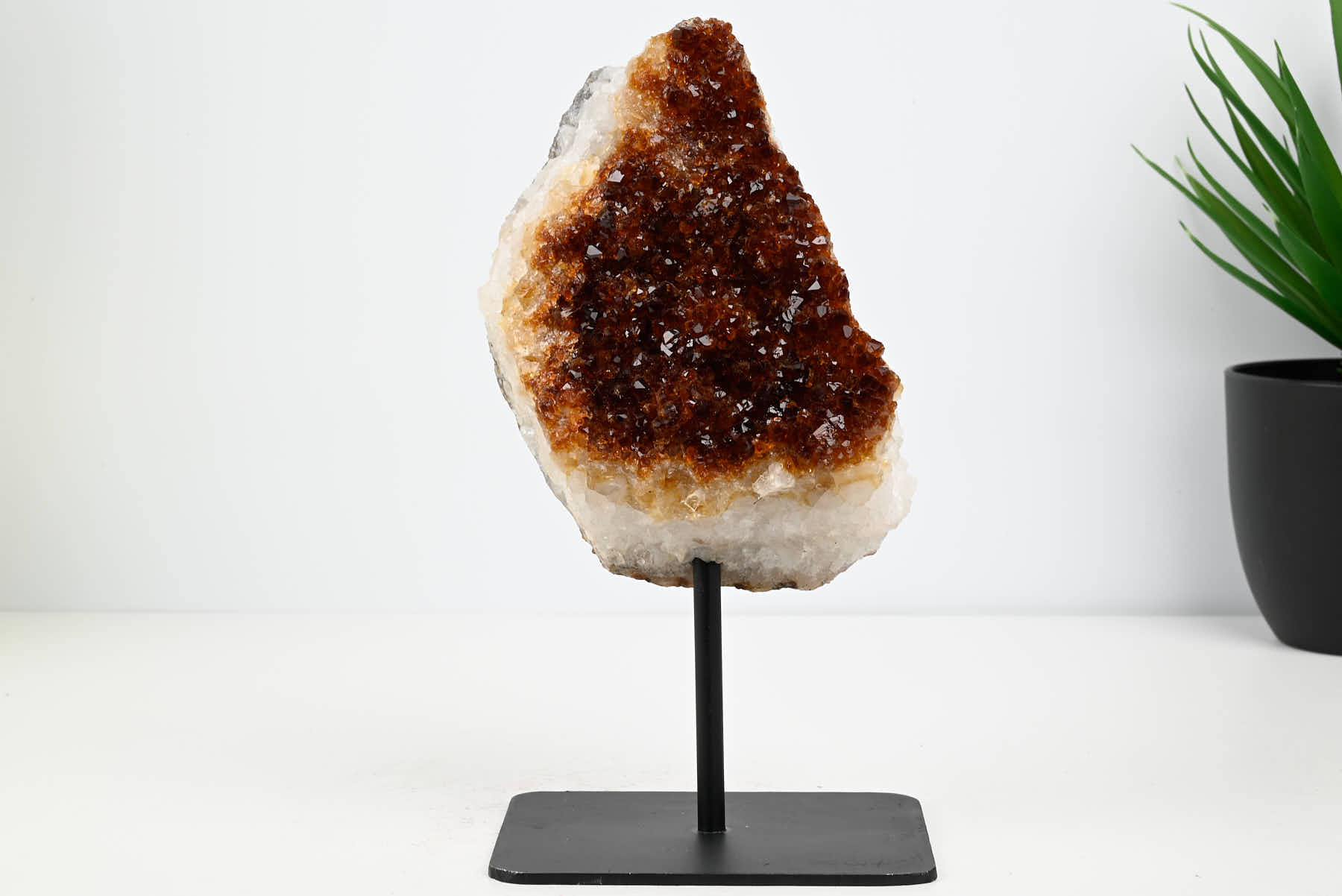 Extra Quality Citrine Cluster on Stand - Small 19cm Tall - #CLUSCI-63018