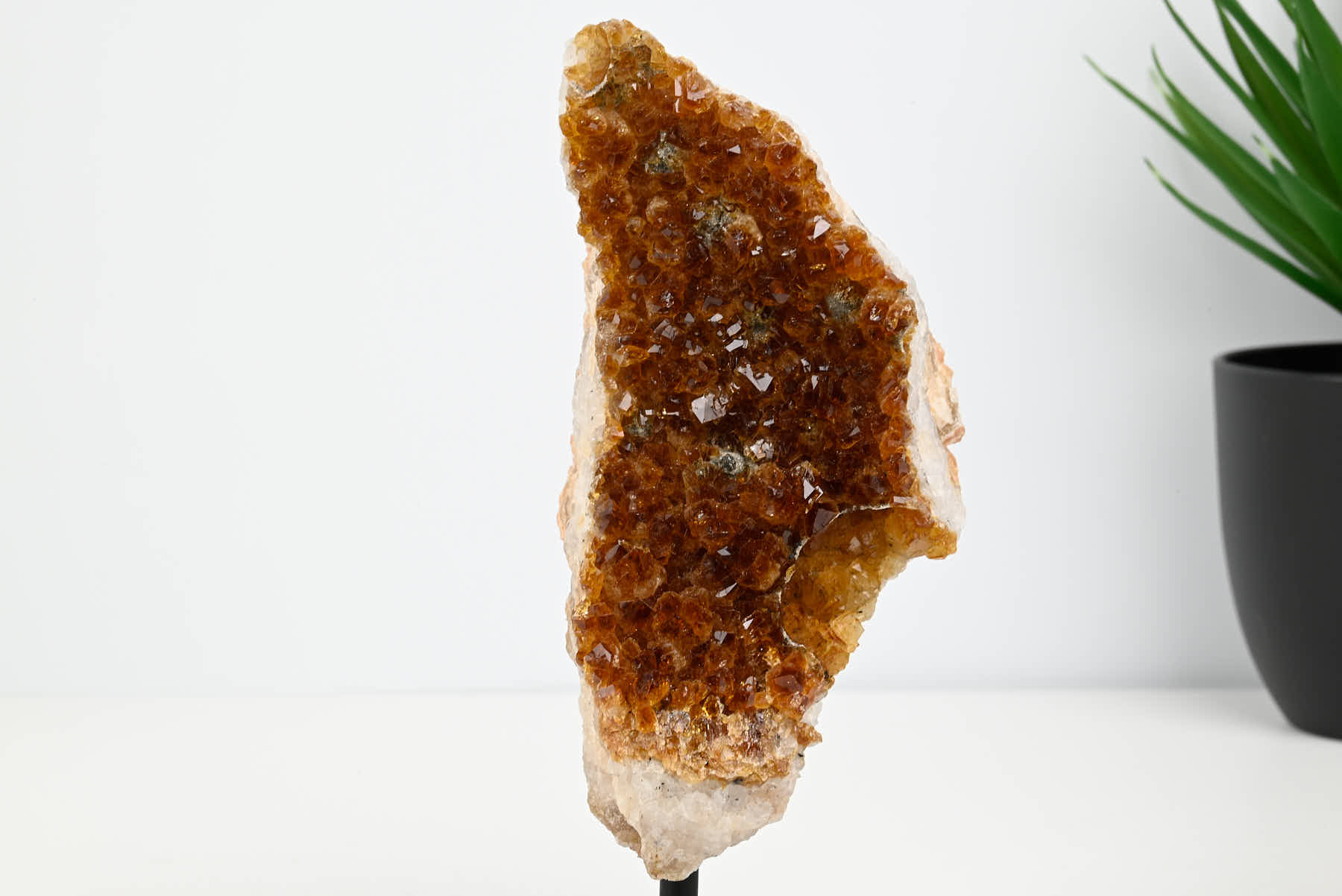 Extra Quality Citrine Cluster on Stand - Small 17cm Tall - #CLUSCI-63023