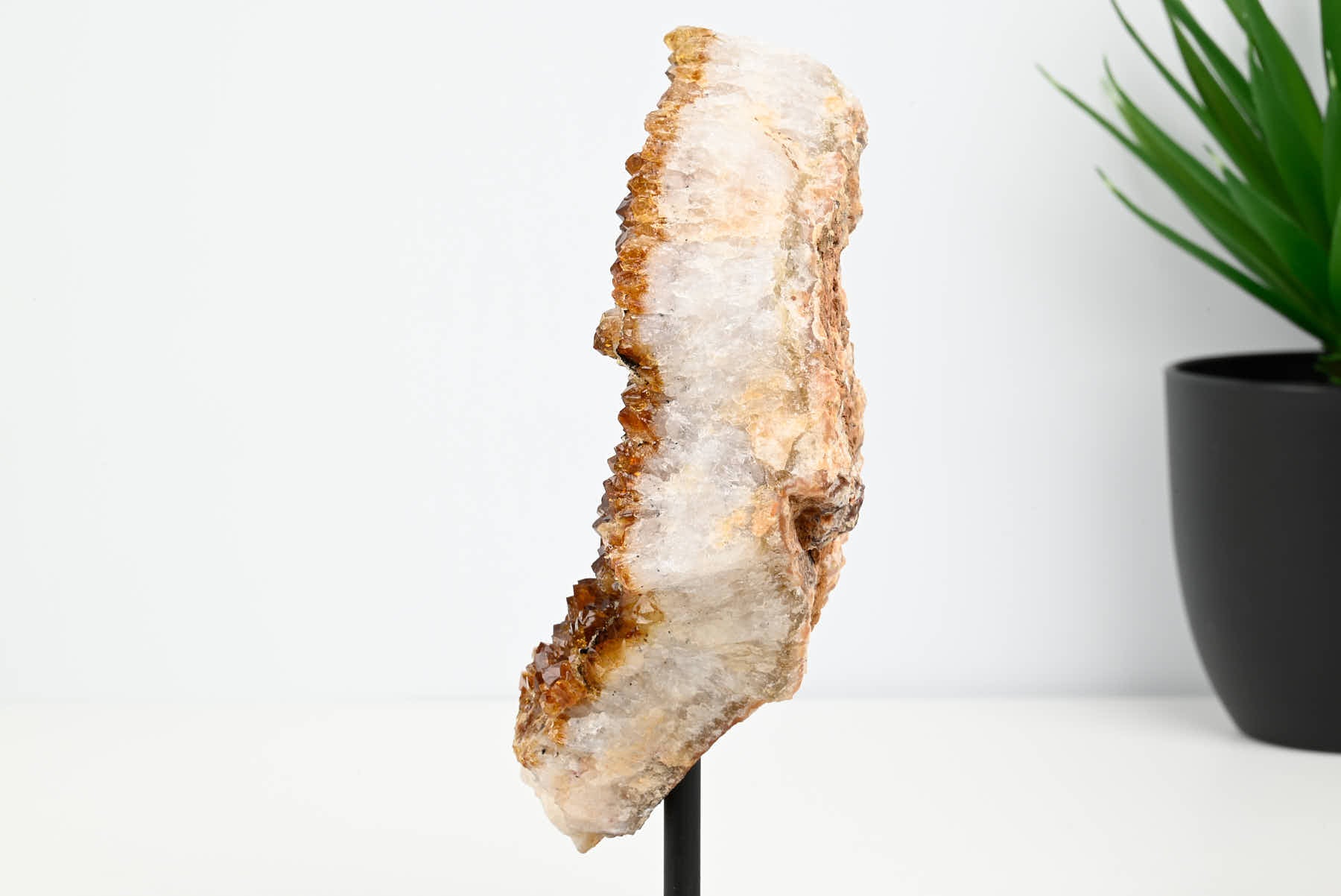 Extra Quality Citrine Cluster on Stand - Small 17cm Tall - #CLUSCI-63023