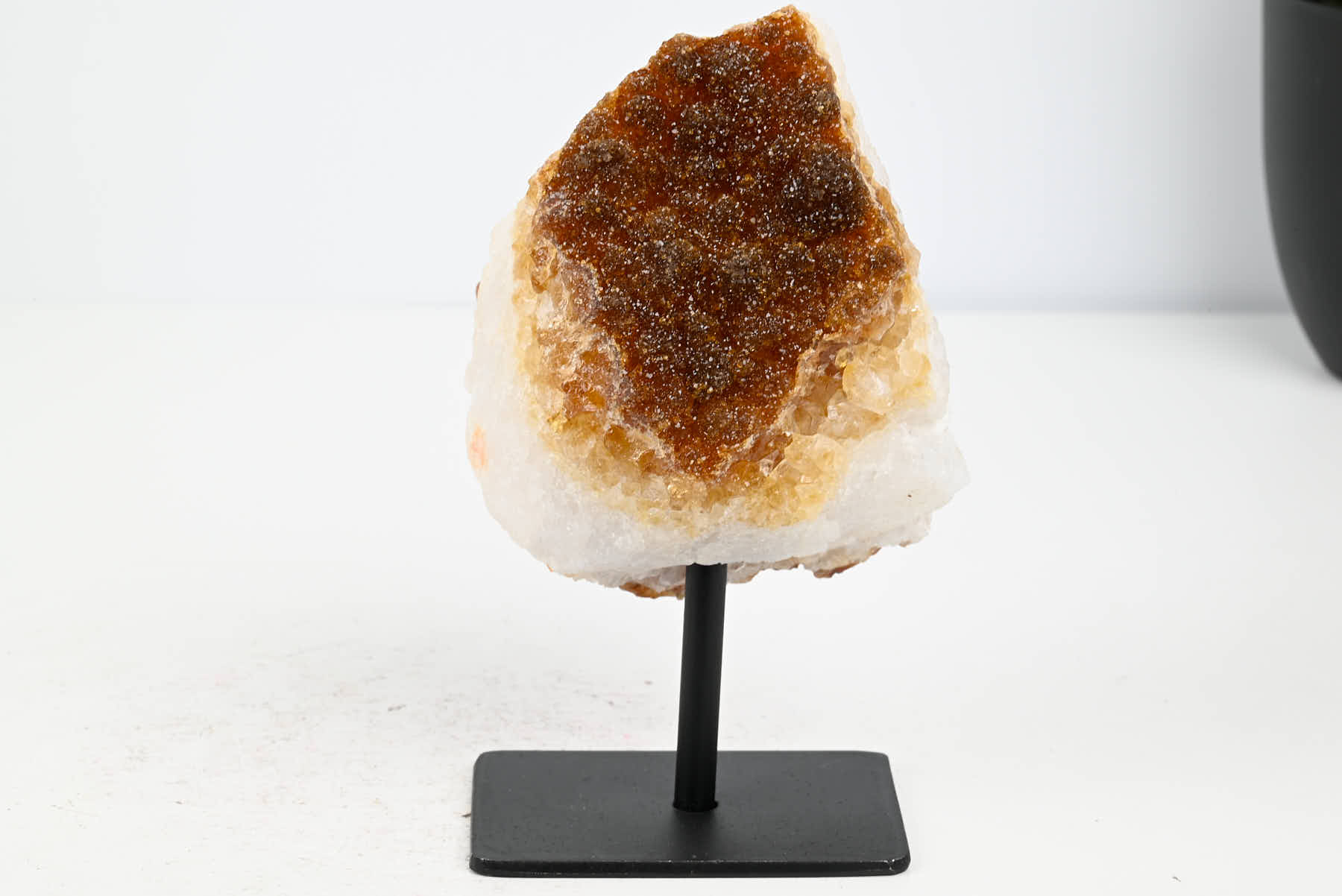 Extra Quality Citrine Cluster on Stand - Small 14cm Tall - #CLUSCI-63031