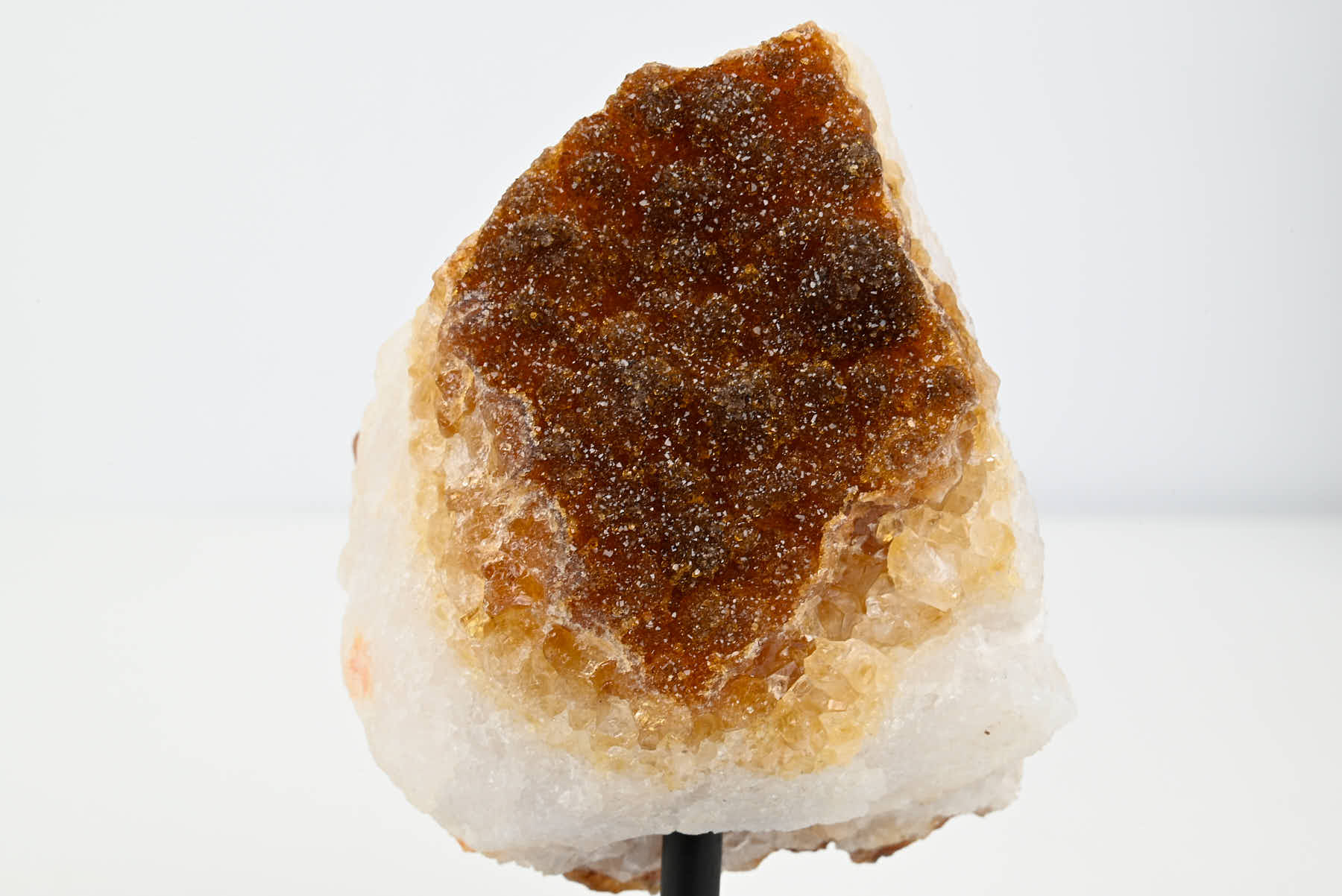Extra Quality Citrine Cluster on Stand - Small 14cm Tall - #CLUSCI-63031