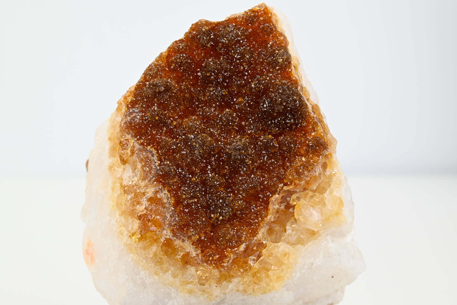 Extra Quality Citrine Cluster on Stand - Small 14cm Tall - #CLUSCI-63031