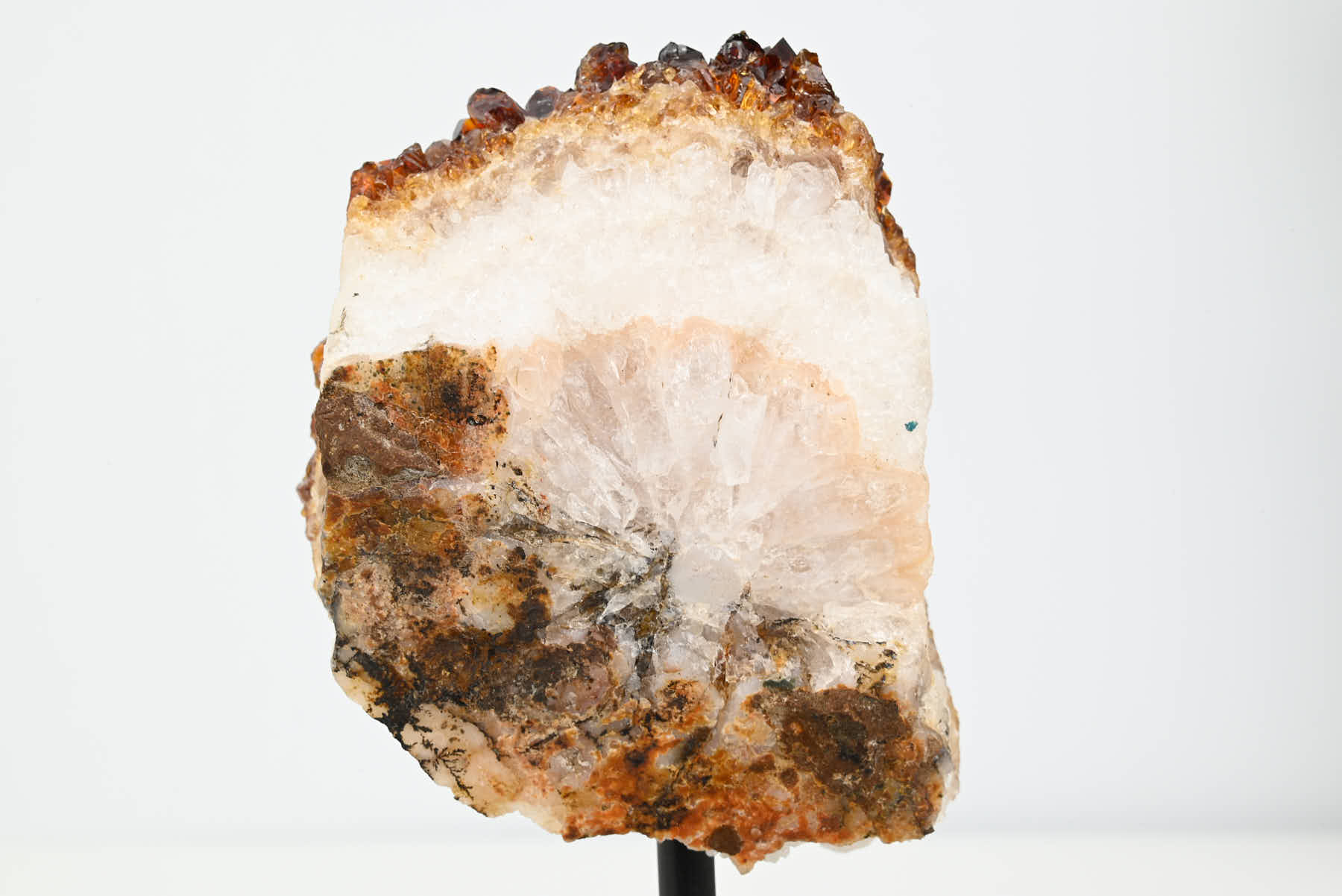 Extra Quality Citrine Cluster on Stand - Small 14cm Tall - #CLUSCI-63024