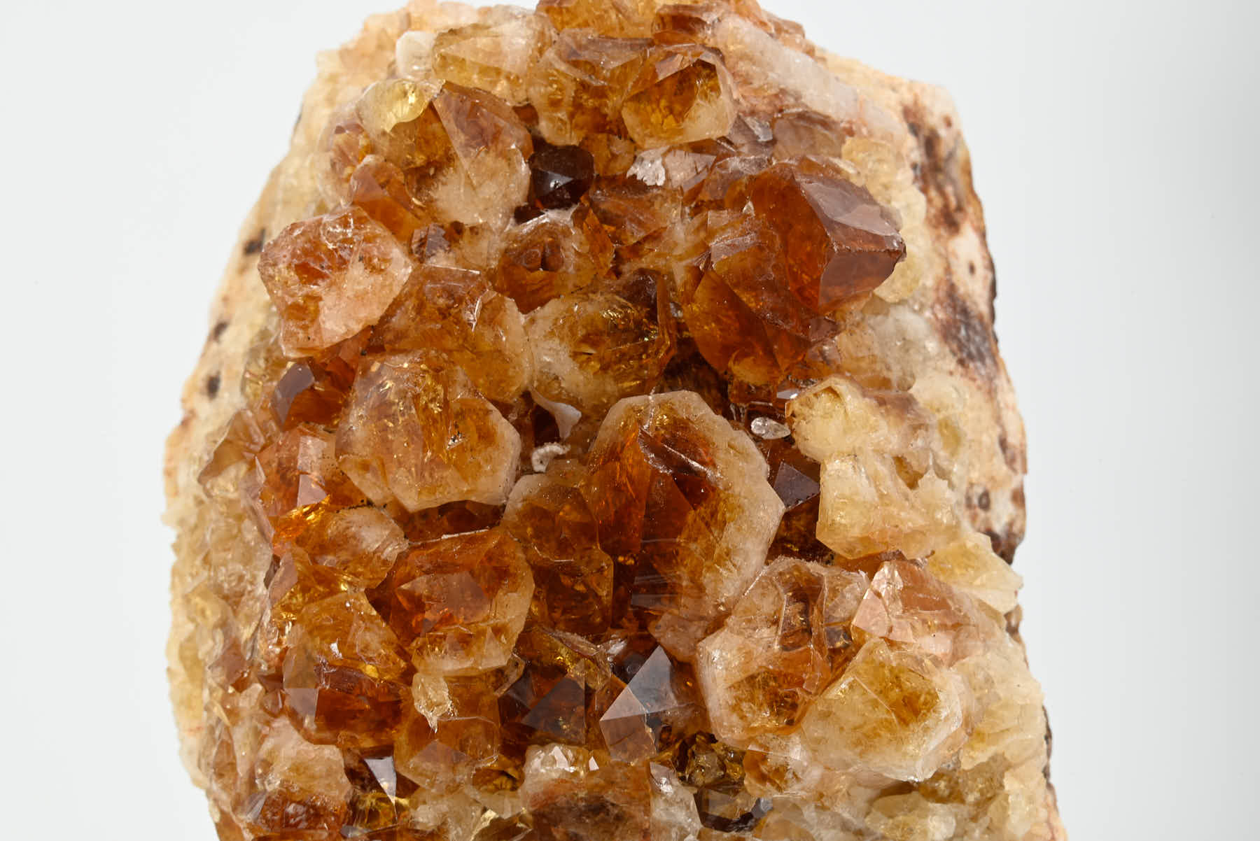 Extra Quality Citrine Cluster on Stand - Small 15cm Tall - #CLUSCI-63027