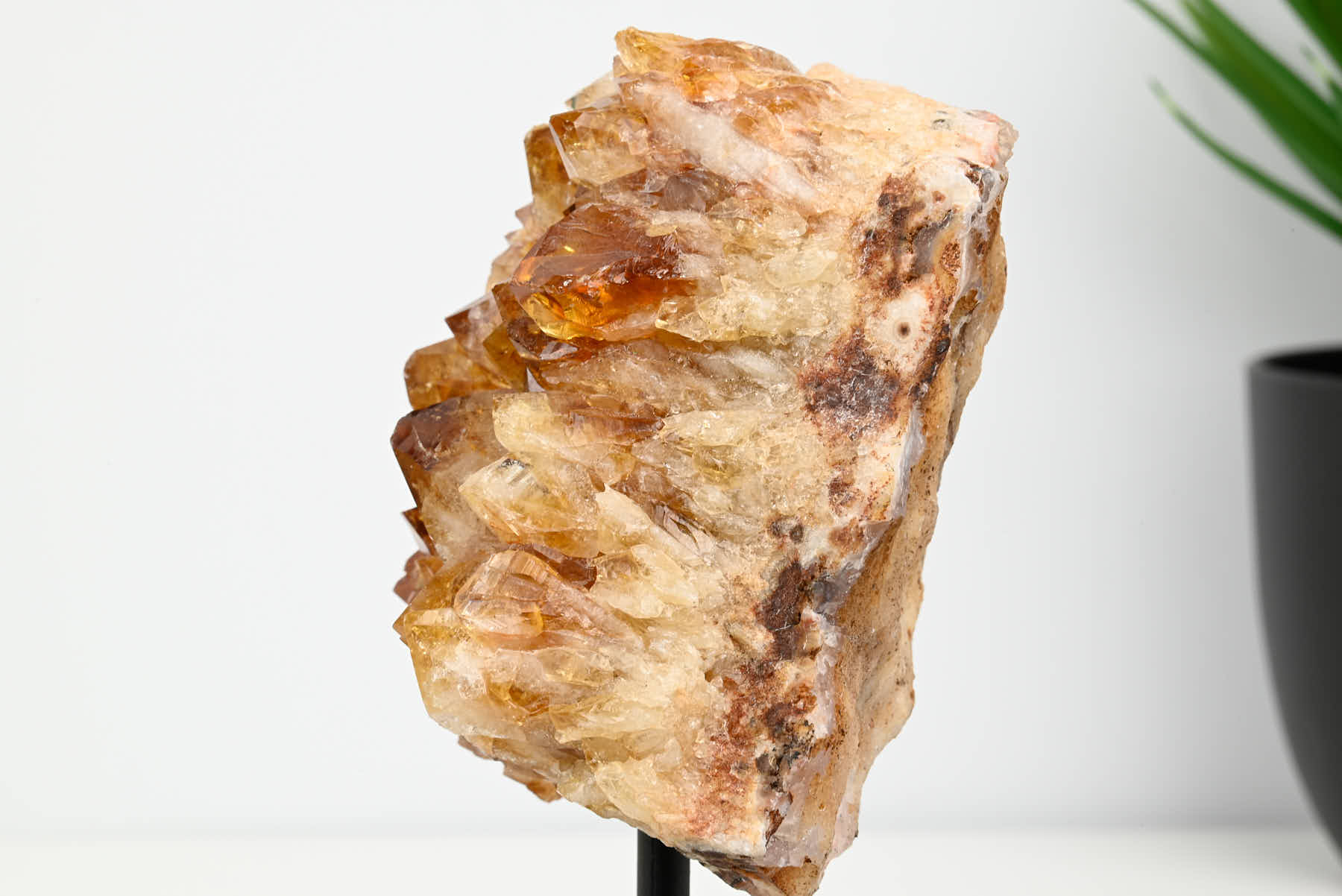 Extra Quality Citrine Cluster on Stand - Small 15cm Tall - #CLUSCI-63027