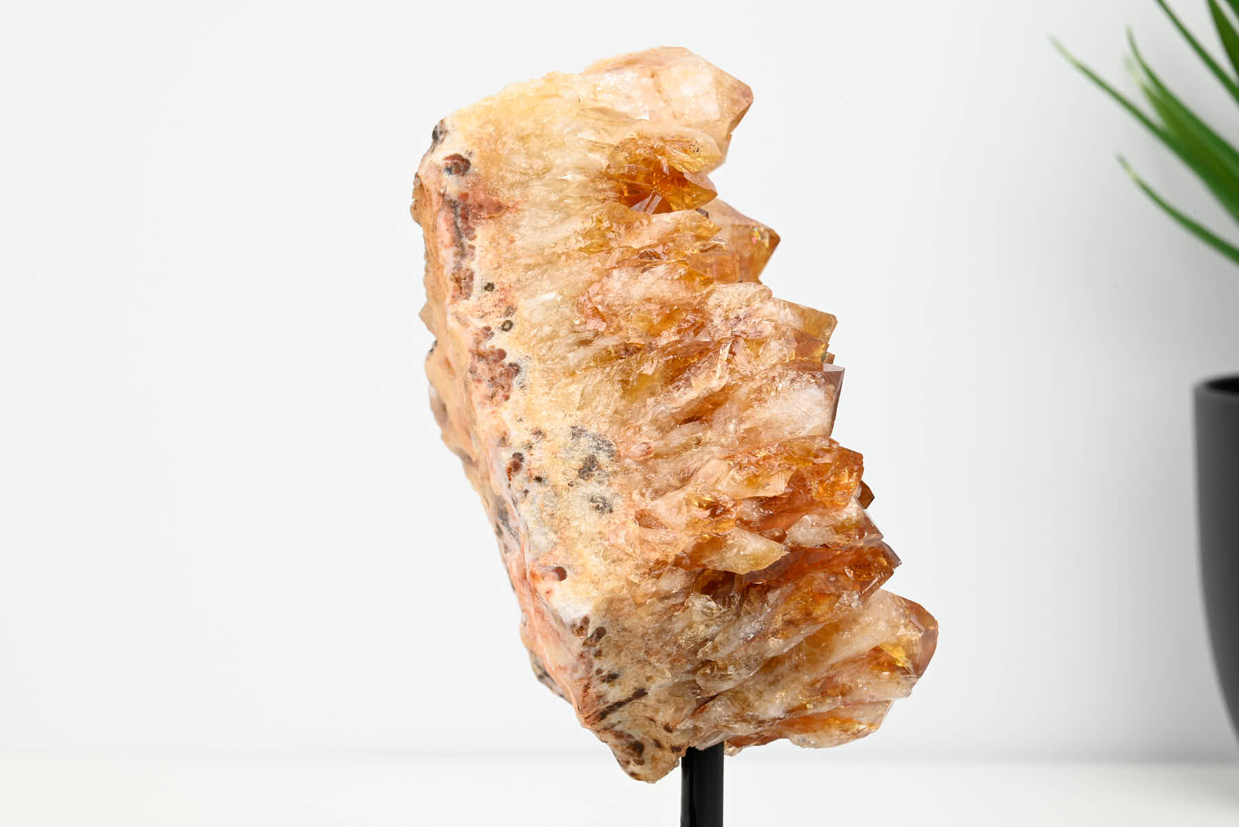Extra Quality Citrine Cluster on Stand - Small 17cm Tall - #CLUSCI-63028