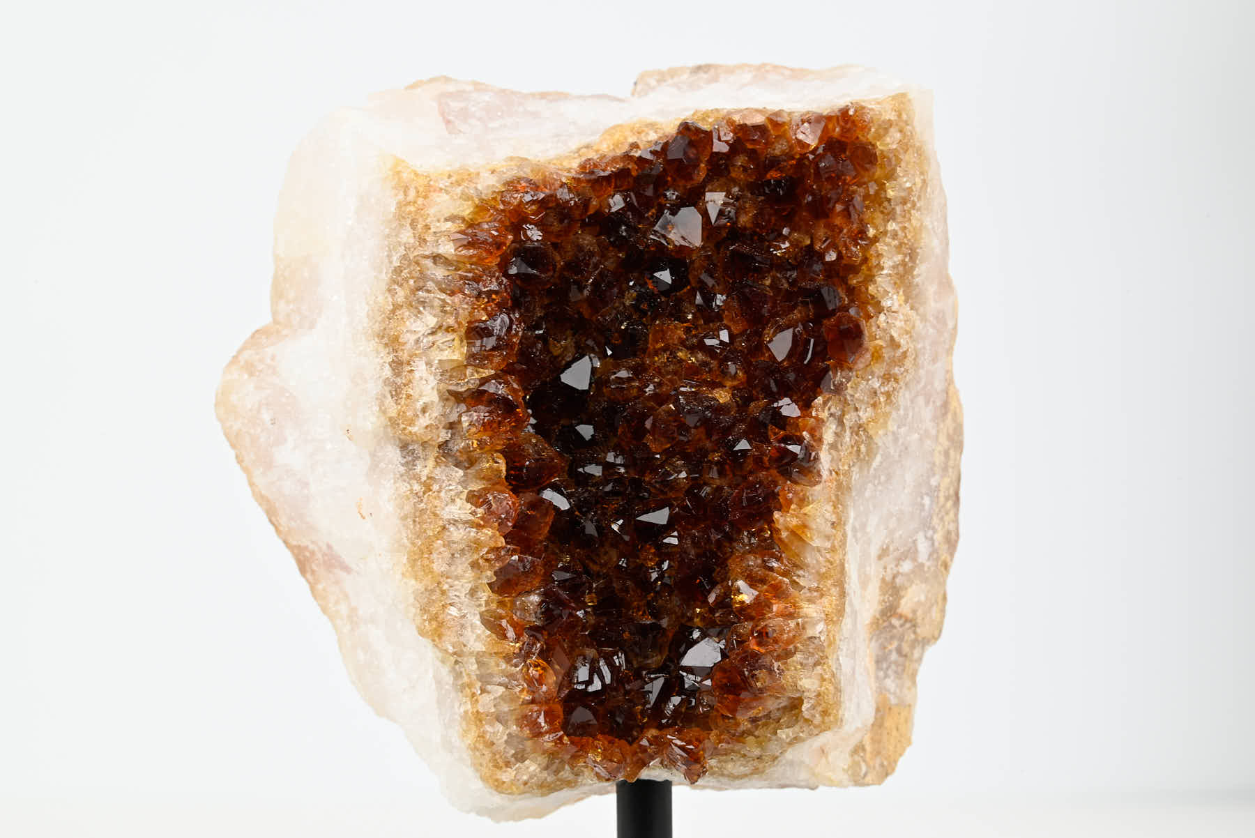 Extra Quality Citrine Cluster on Stand - Small 13cm Tall - #CLUSCI-63032