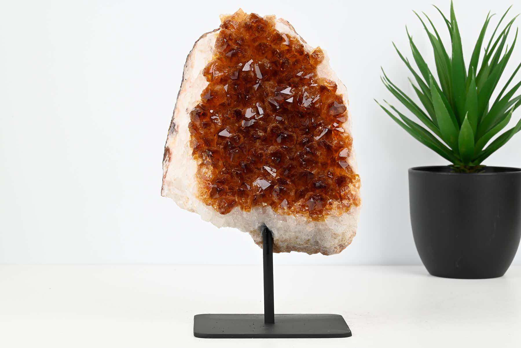 Extra Quality Citrine Cluster on Stand - Medium 20cm Tall - #CLUSCI-63040