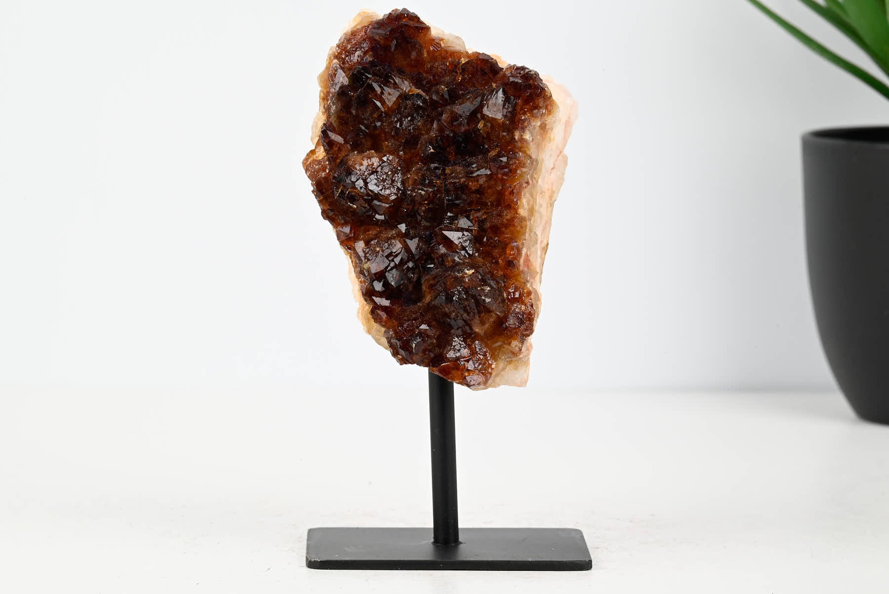 Extra Quality Citrine Cluster on Stand - Small 12cm Tall - #CLUSCI-63039