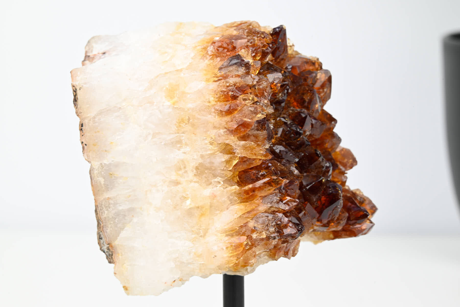 Extra Quality Citrine Cluster on Stand - Small 10cm Tall - #CLUSCI-63044