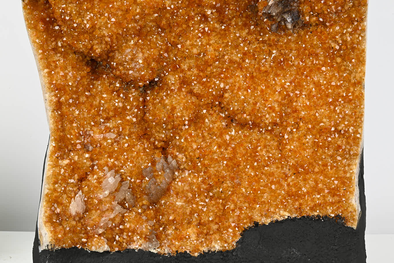 Extra Quality Citrine Geode on Cement Base - 52kg, 61cm - #GECITR-47002