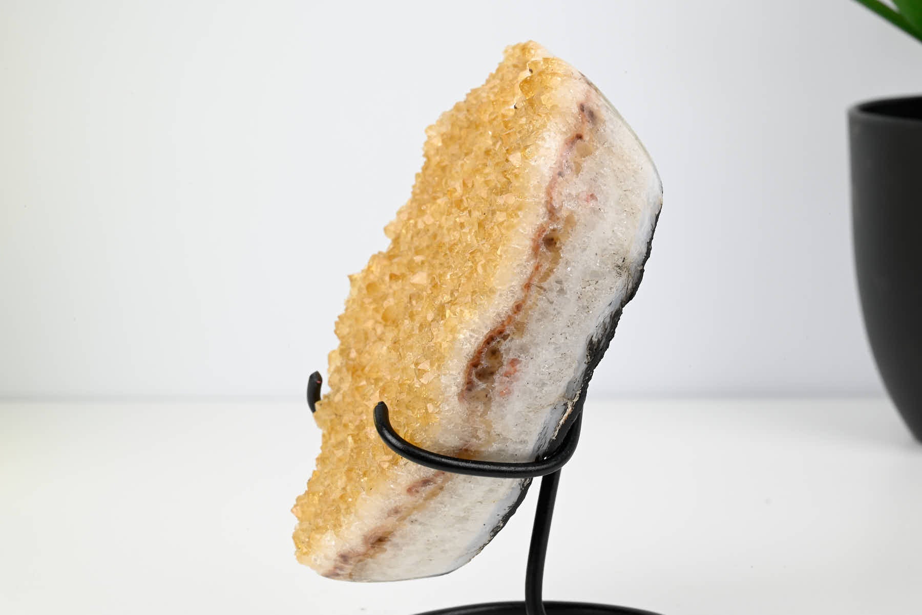 Extra Quality Citrine Heart - 0.56kg, 12cm high - #HTCITR-34022