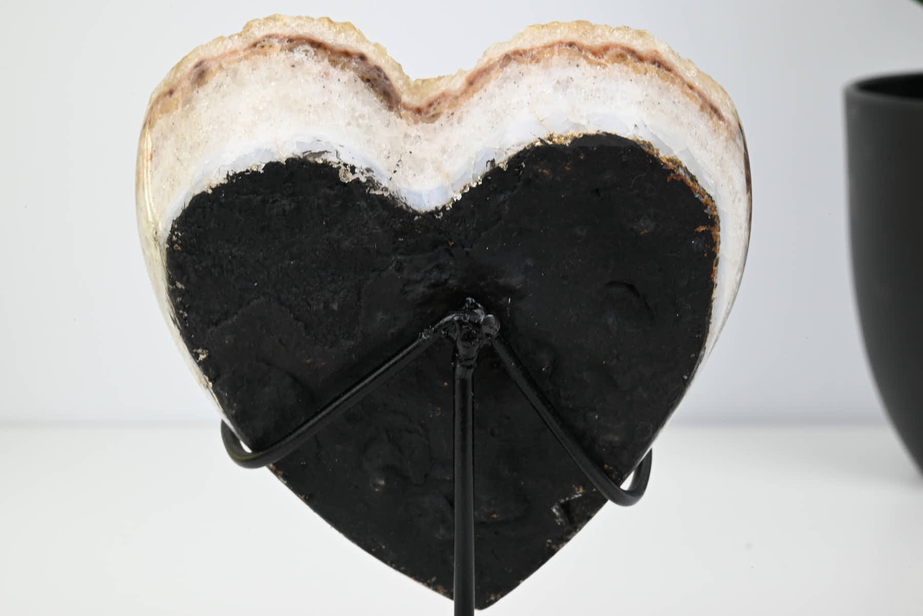 Extra Quality Citrine Heart - 0.56kg, 12cm high - #HTCITR-34022