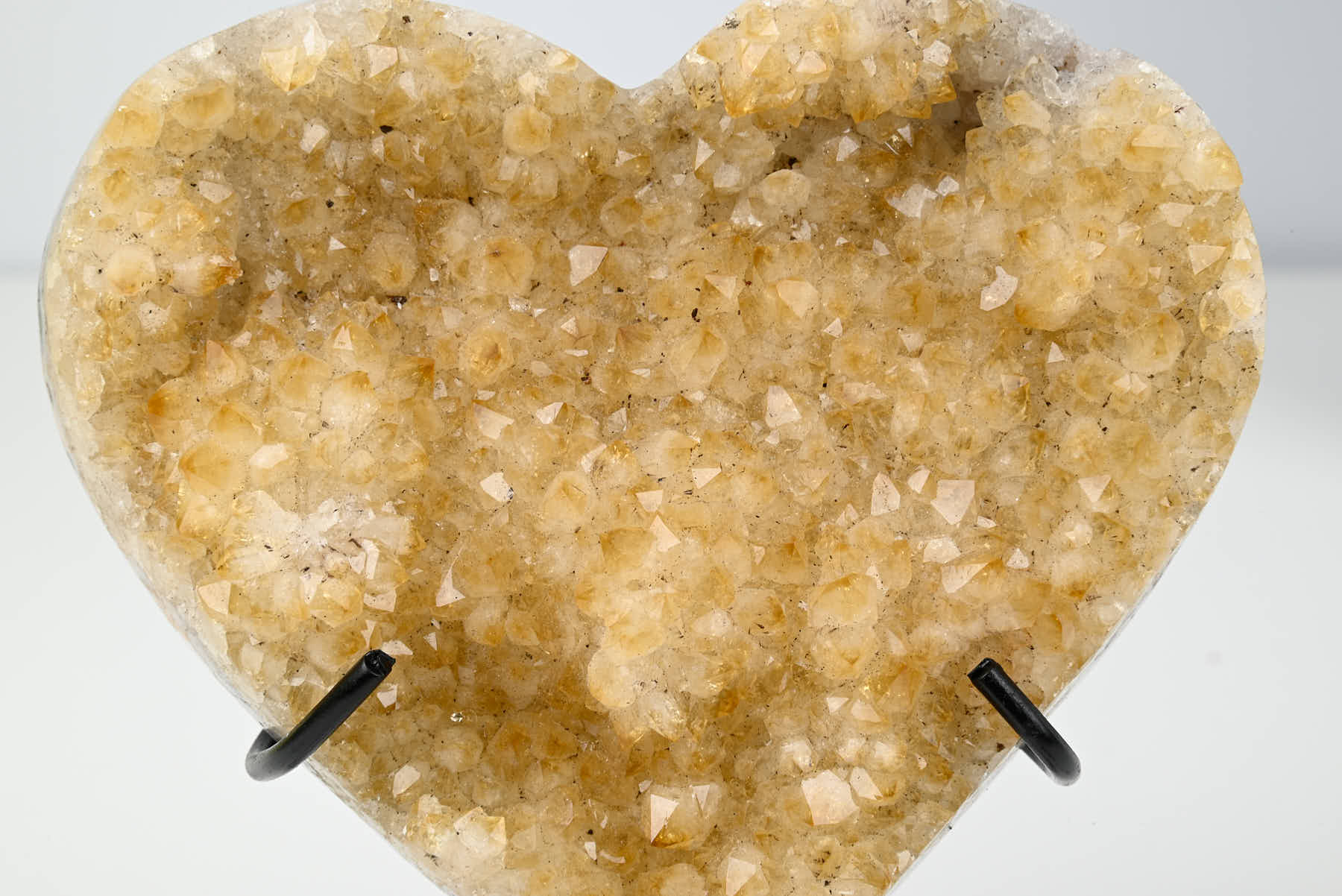 Extra Quality Citrine Heart - 0.50kg, 11cm high - #HTCITR-34030