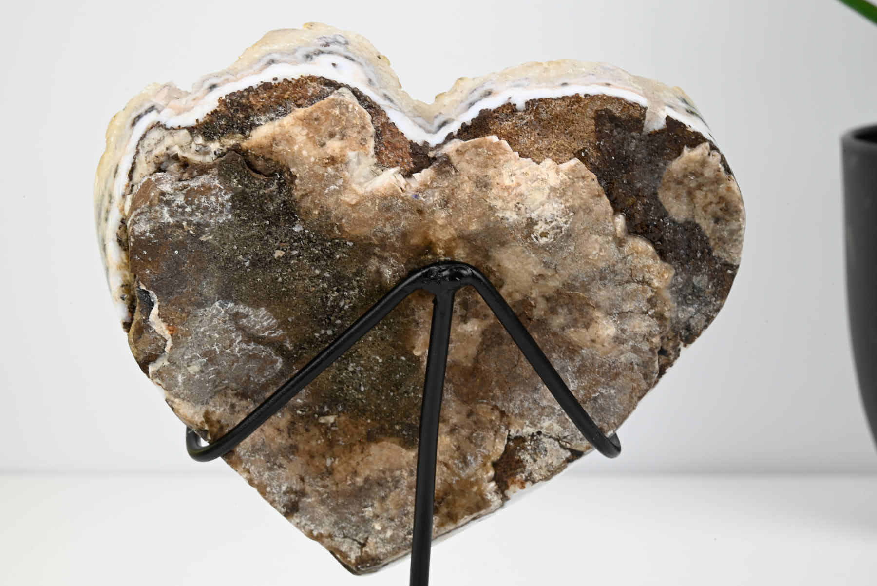 Extra Quality Citrine Heart - 0.50kg, 11cm high - #HTCITR-34030