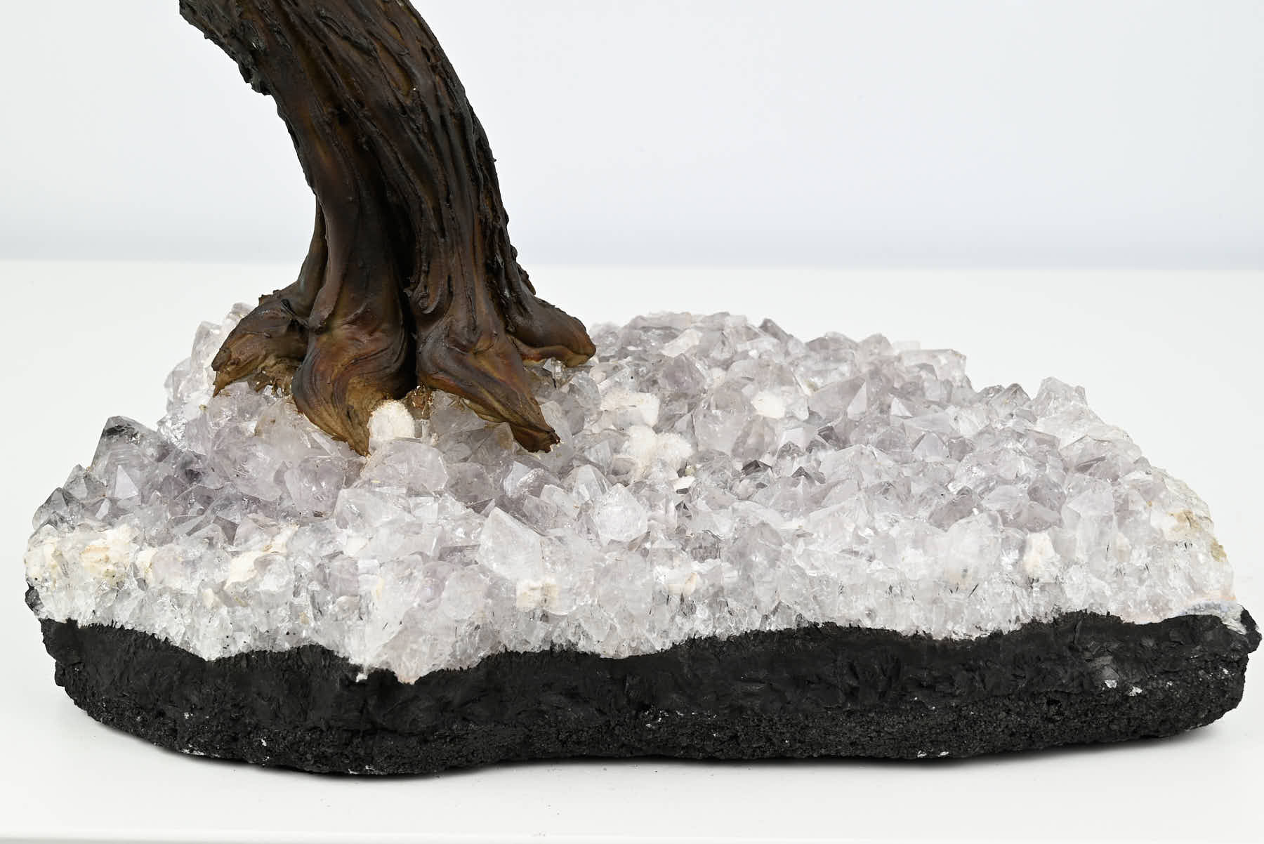 Handmade 36cm Tall Gemstone Tree with Amethyst base and 180 Mixed gems - #TRMIXE-36005