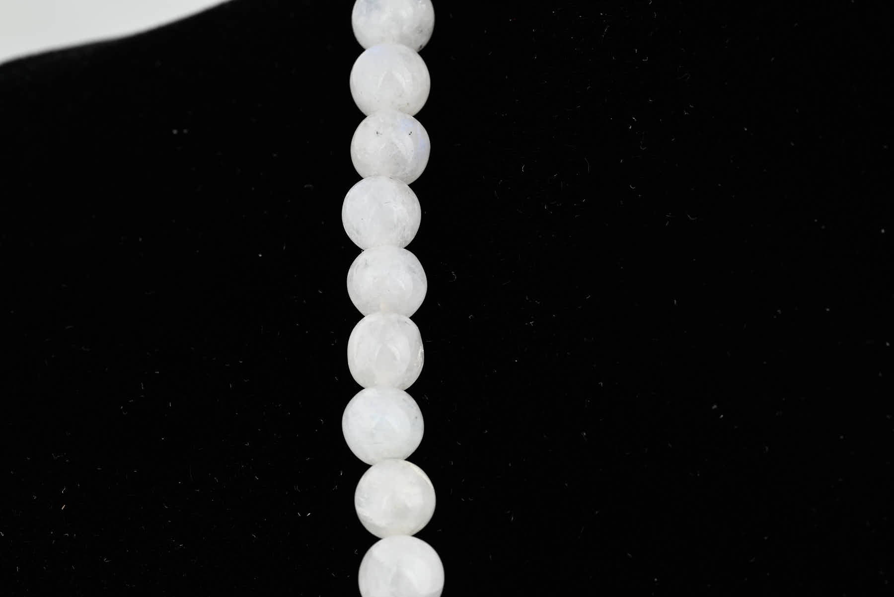 Moonstone Beaded Pendant Necklace - JWL-50030