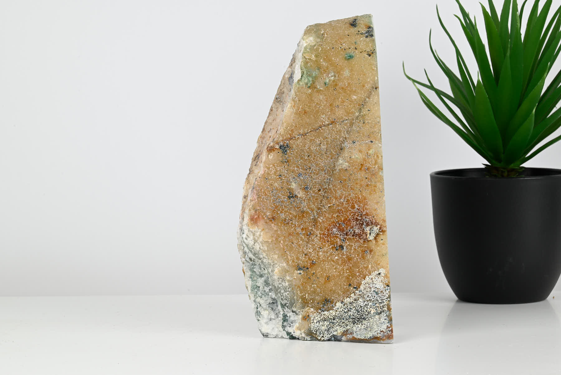 Natural Agate Night Lamp - 20cm tall - #LANATU-38052