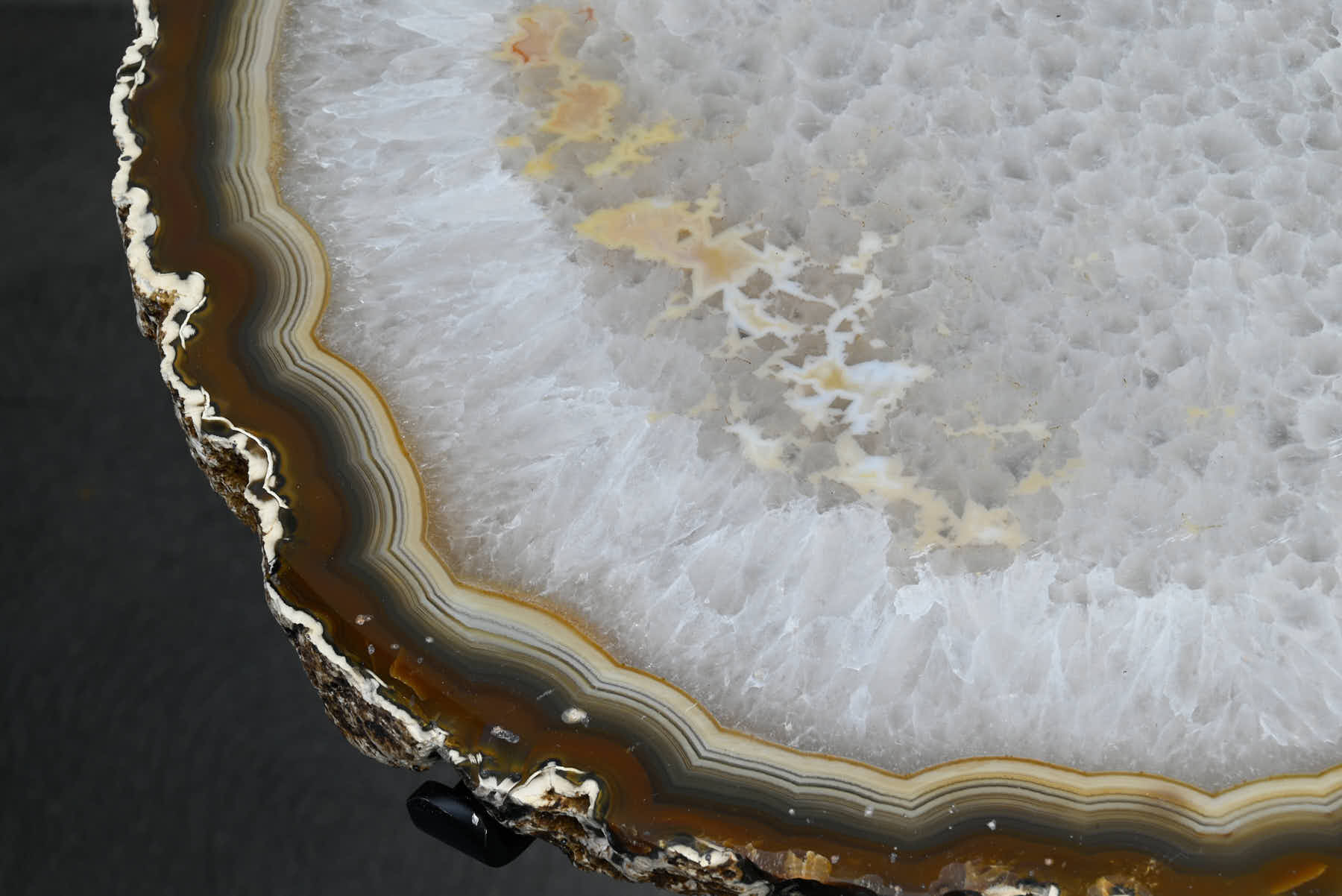 Natural Agate Sidetable - 56cm Tall - #TANATU-15002