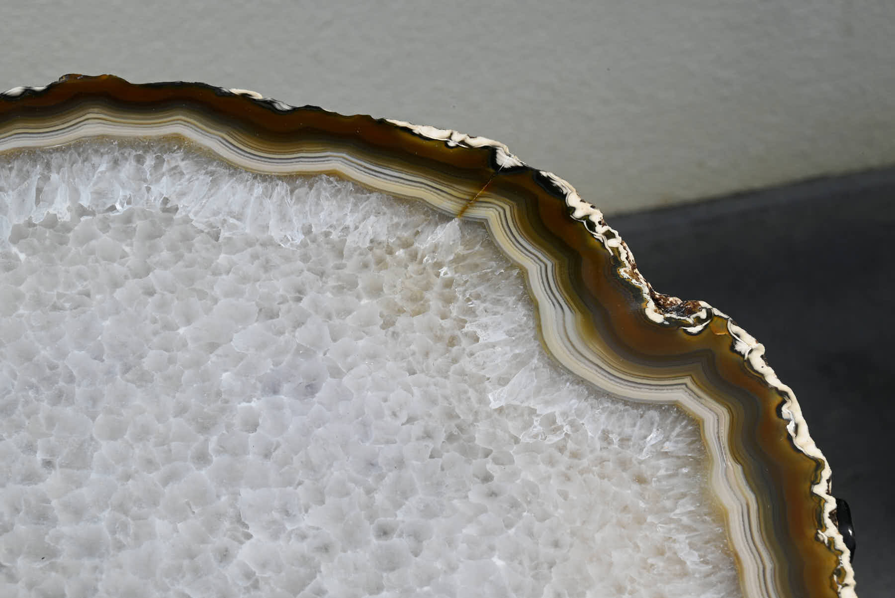 Natural Agate Sidetable - 56cm Tall - #TANATU-15002