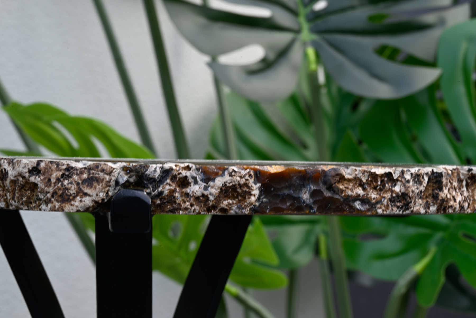Natural Agate Sidetable - 56cm Tall - #TANATU-15002