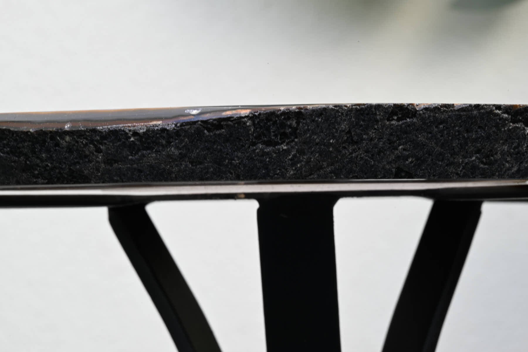 Natural Agate Sidetable - 56cm Tall - #TANATU-15003