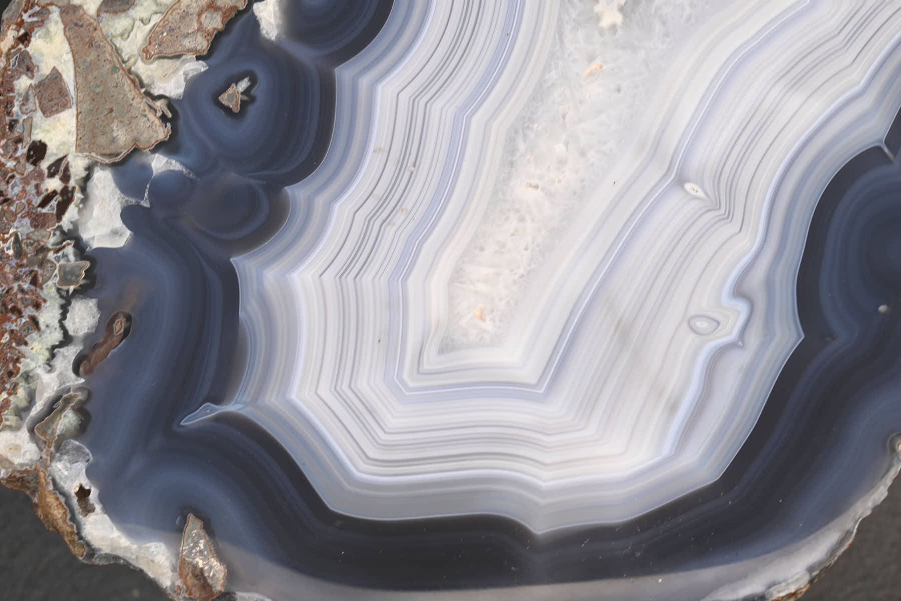 Blue Agate Sidetable - 56cm Tall - #TABLUE-15003
