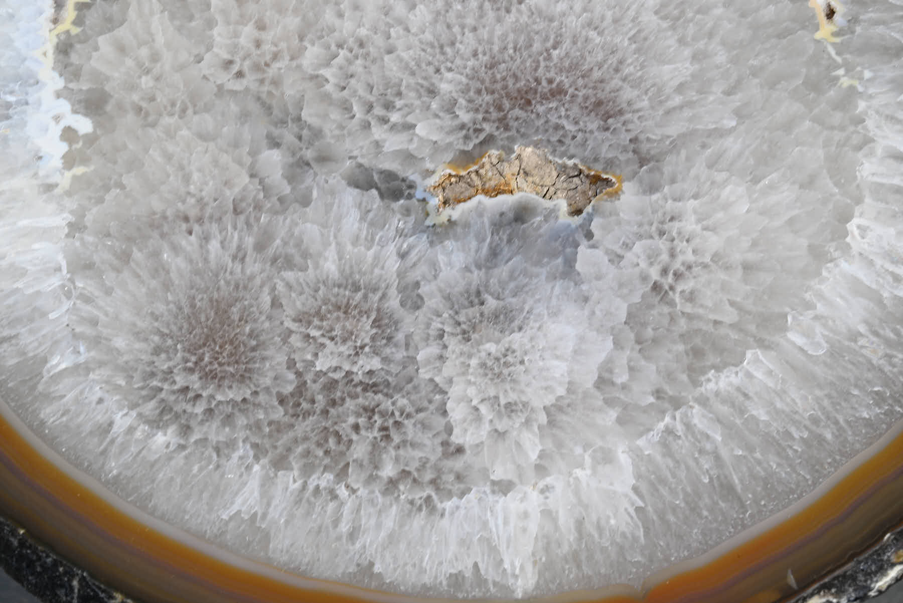 Natural Agate Sidetable - 56cm Tall - #TANATU-15004