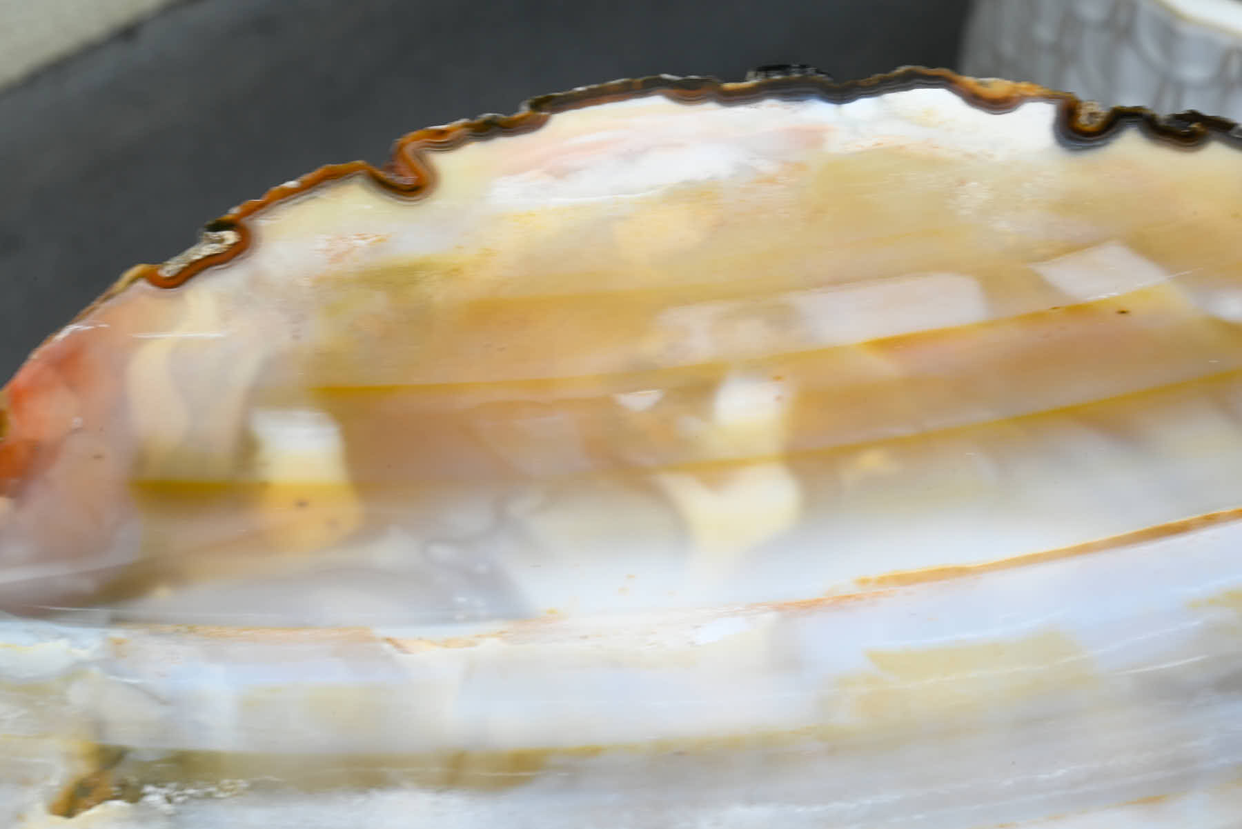 Natural Agate Sidetable - 56cm Tall - #TANATU-15005