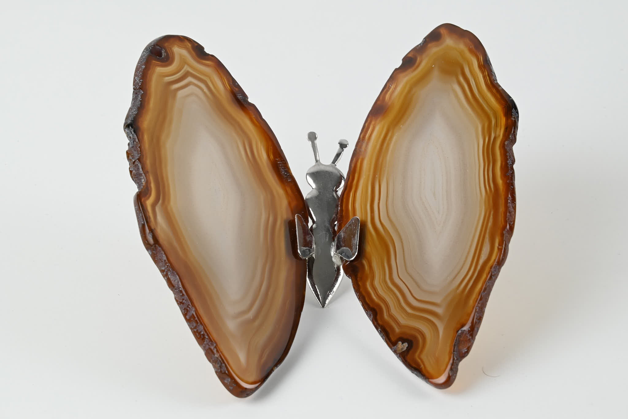 Natural Agate "Butterfly" Freestanding 12cm - #BUNATF-90017