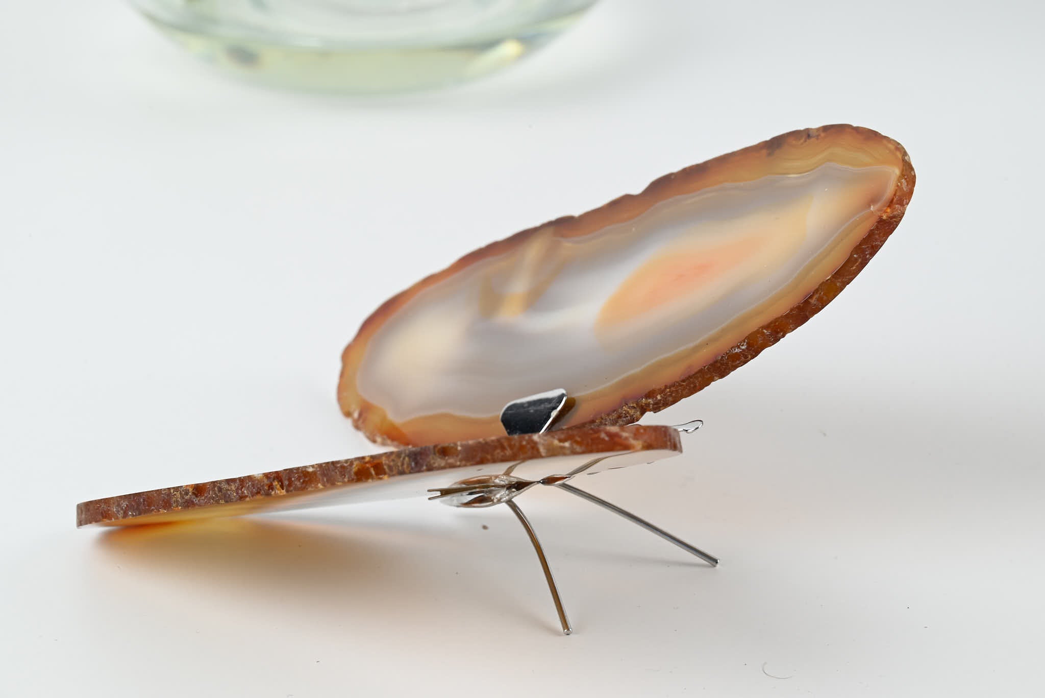 Natural Agate "Butterfly" Freestanding 12cm - #BUNATF-90018