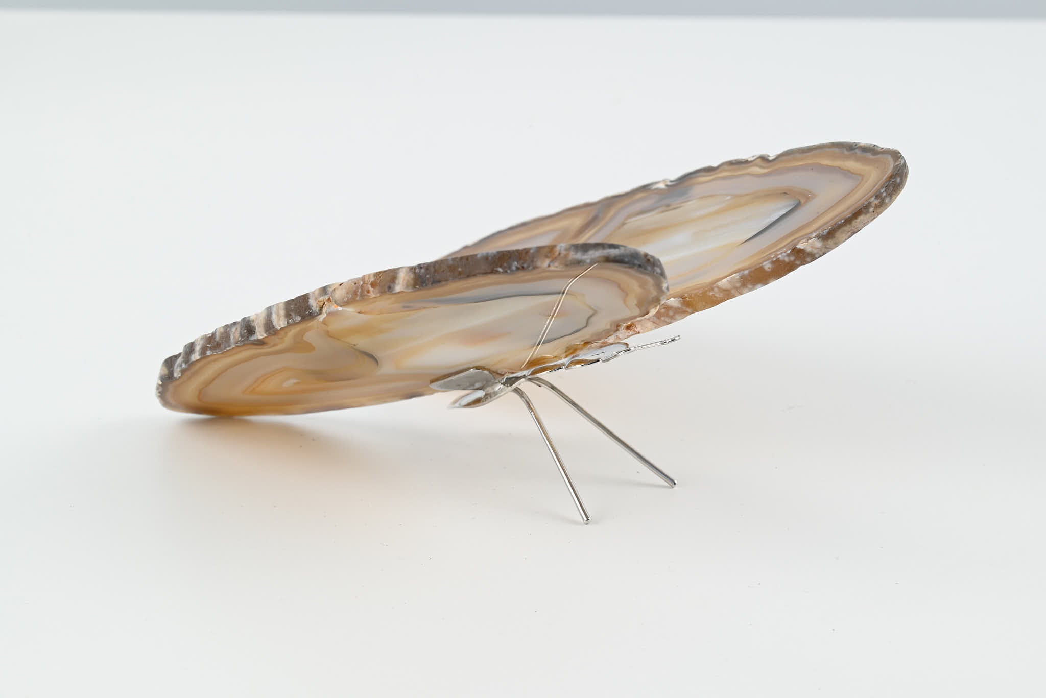 Natural Agate "Butterfly" Freestanding 12cm - #BUNATF-90033