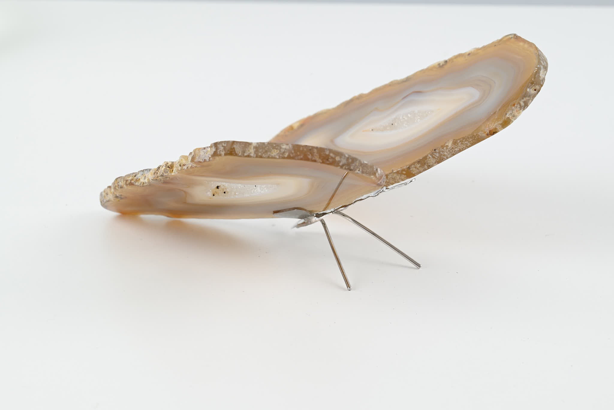 Natural Agate "Butterfly" Freestanding 12cm - #BUNATF-90034