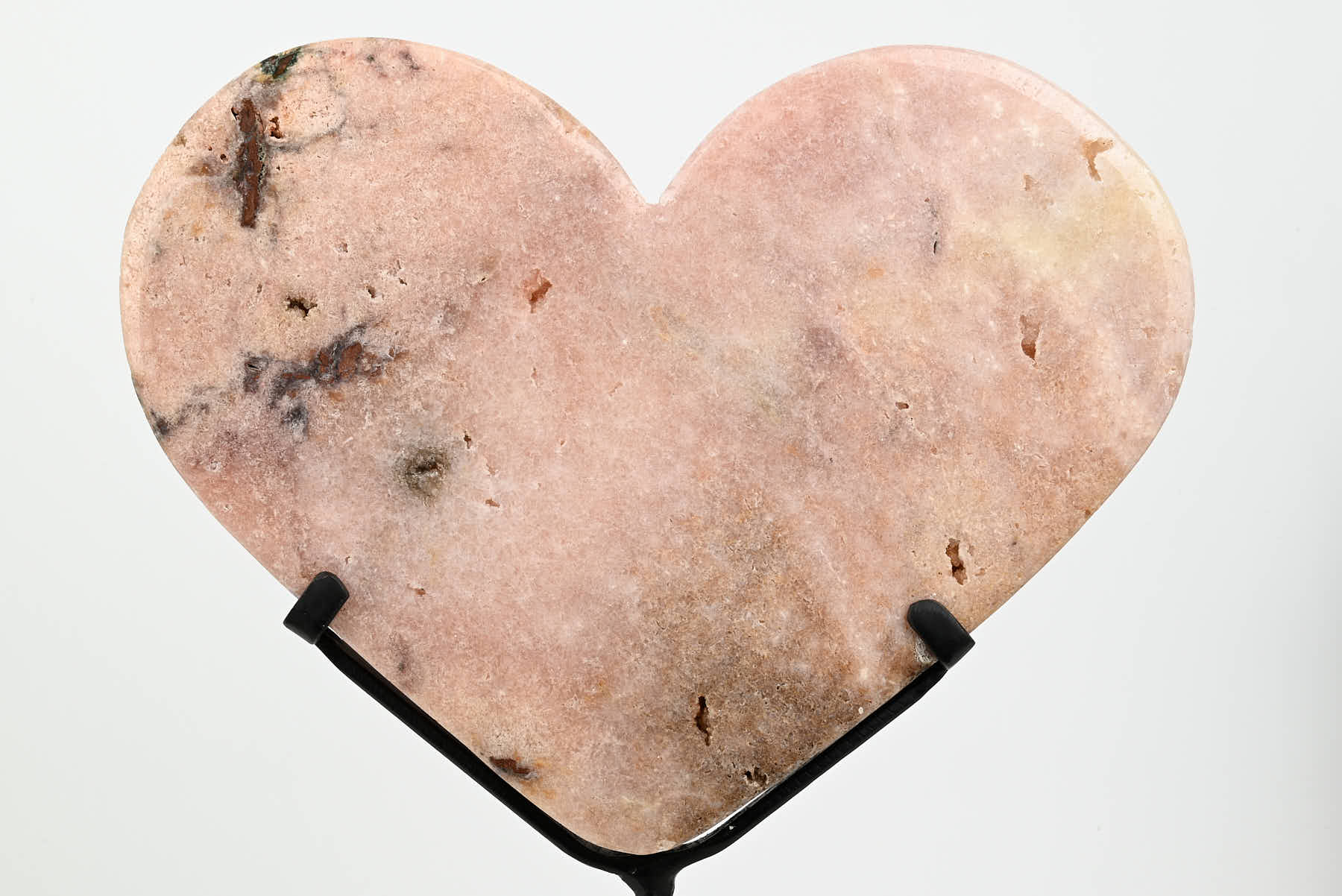 Extra Quality Pink Amethyst Heart - 2.88kg, 28cm high - #HTPINK-34023