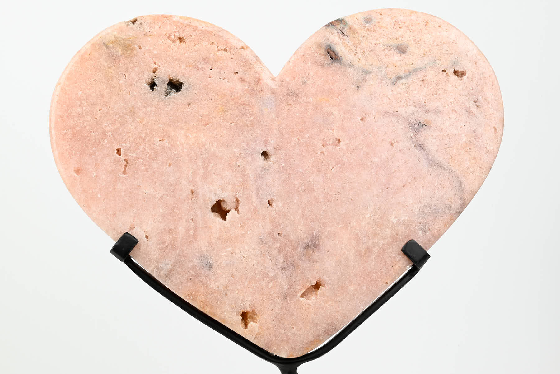 Extra Quality Pink Amethyst Heart - 2.81kg, 27cm high - #HTPINK-34022