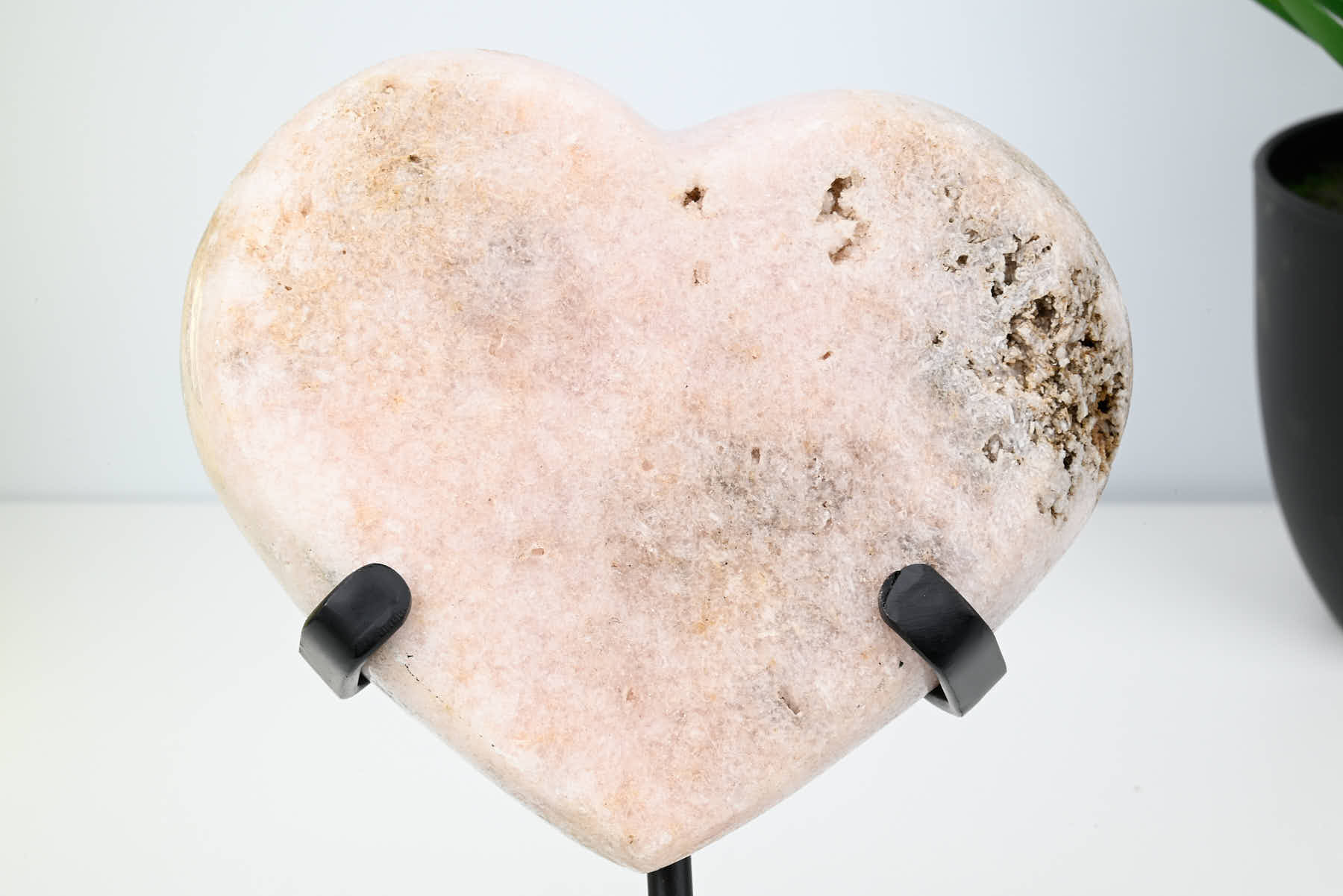 Extra Quality Pink Amethyst Heart - 0.96kg, 16cm high - #HTPINK-34028