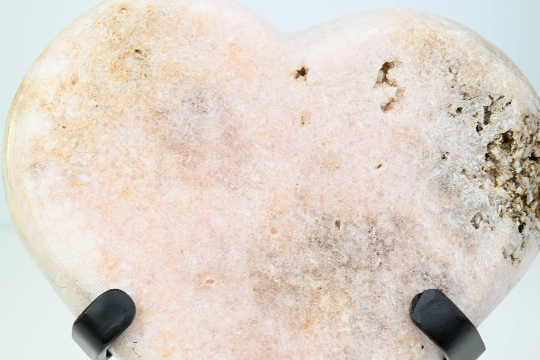 Extra Quality Pink Amethyst Heart - 0.96kg, 16cm high - #HTPINK-34028